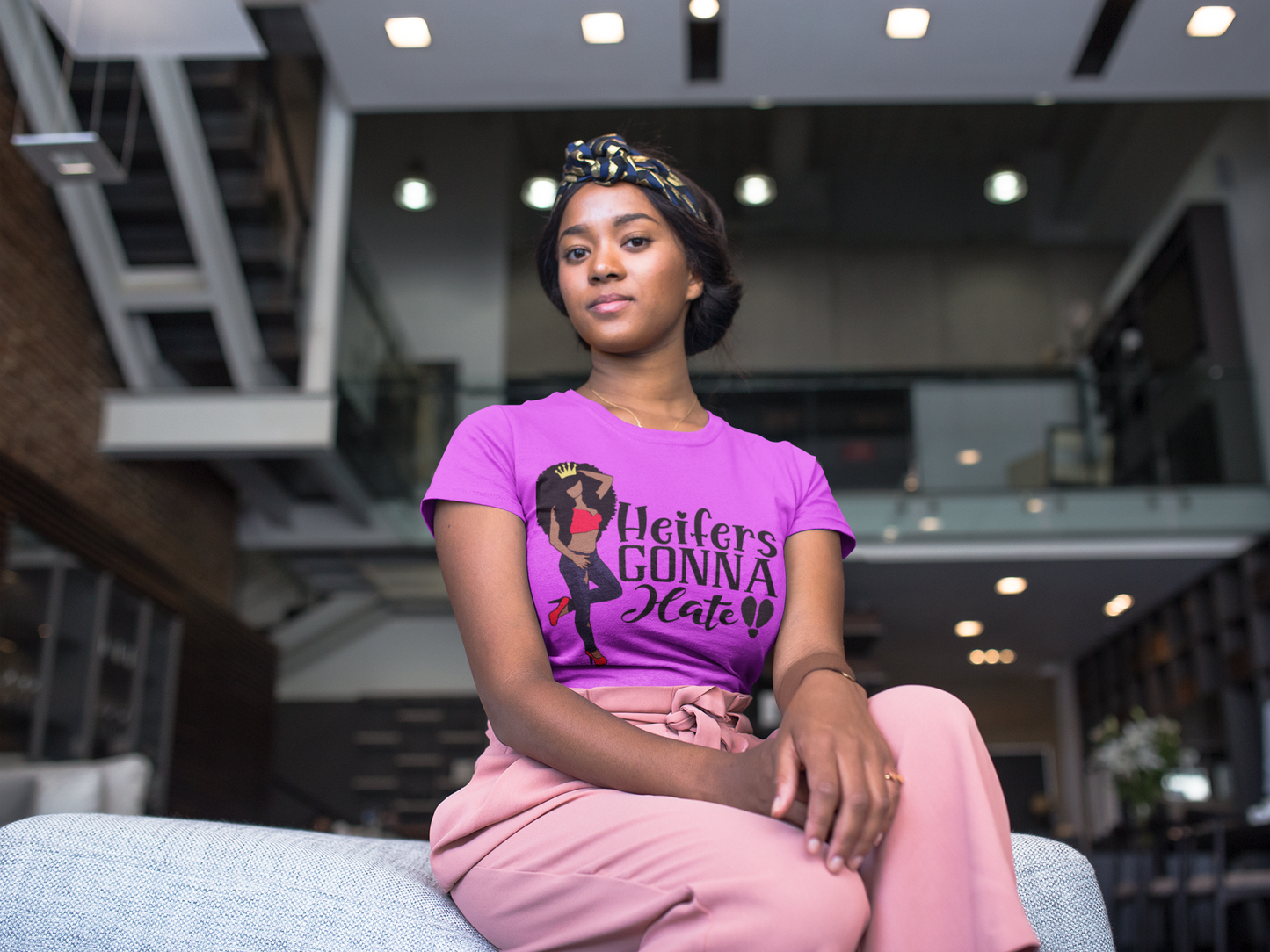 Heifers Gonna Hate Black Girl unisex Softstyle T-Shirt