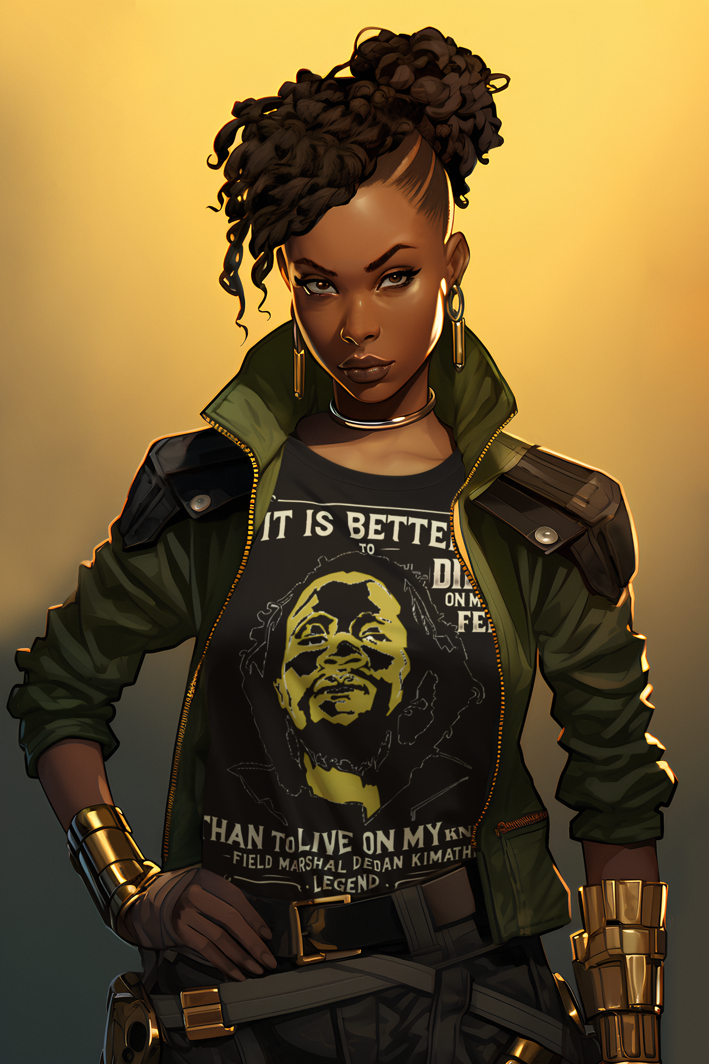 Dedan Kimathi - Freedom T-Shirt - Kenyan Hero
