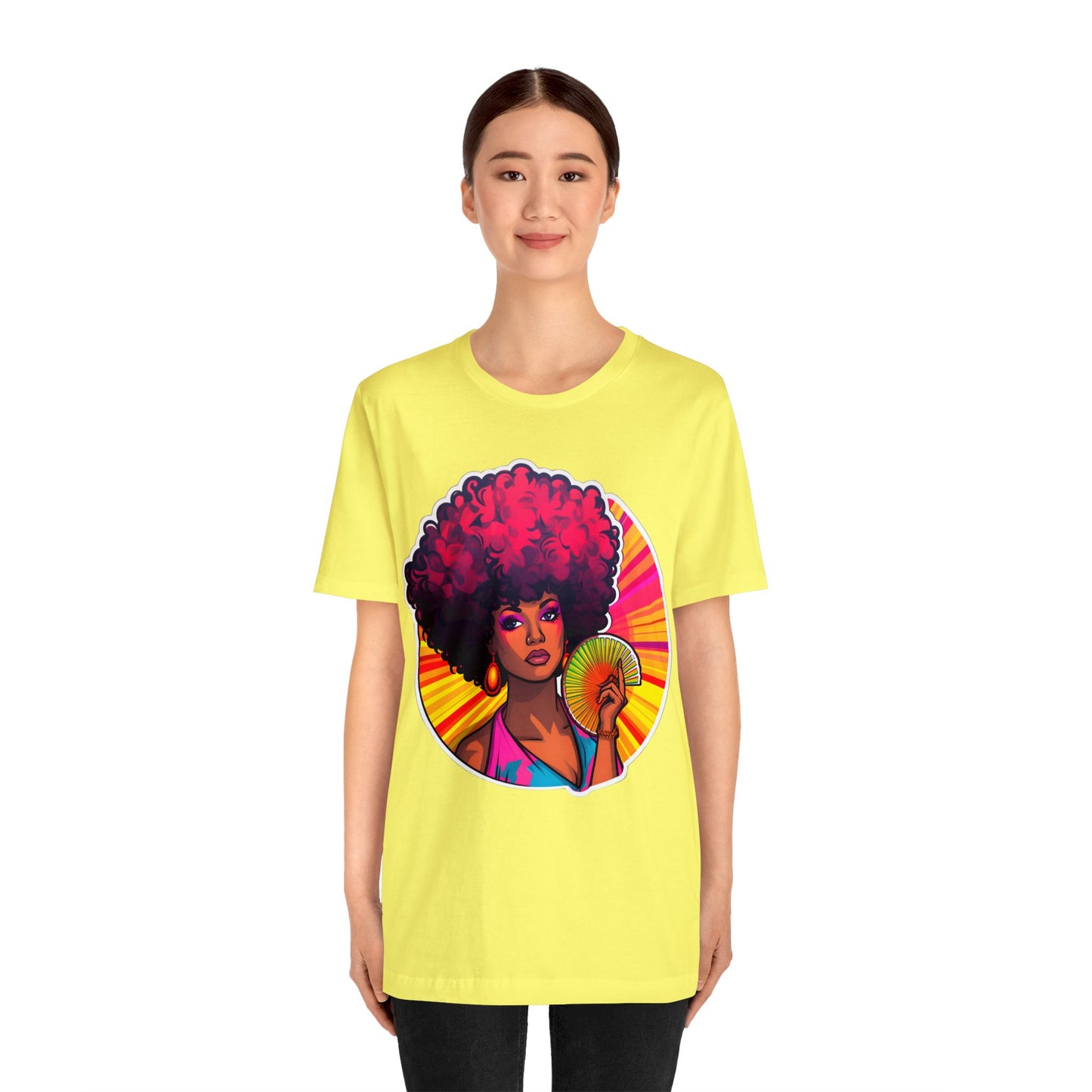 Retro Afro Short Sleeve T-Shirt