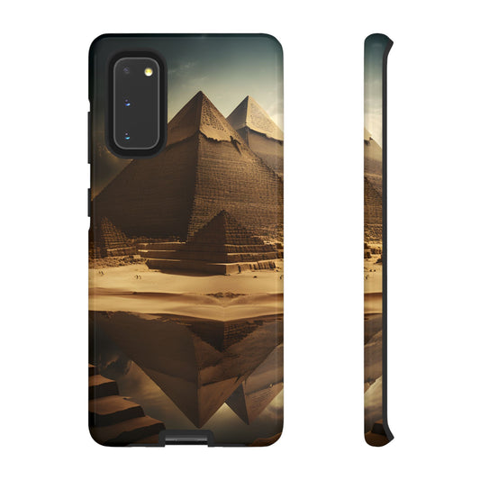 Pyramid Phone Case – Ancient Egypt Inspired Design, Desert Landscape Art, Stylish Protective Cover