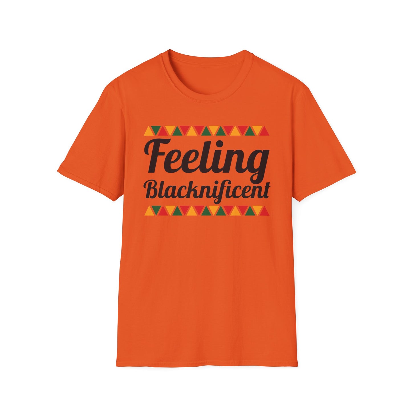 Feeling Blacknificent Afro Unisex Softstyle T-Shirt