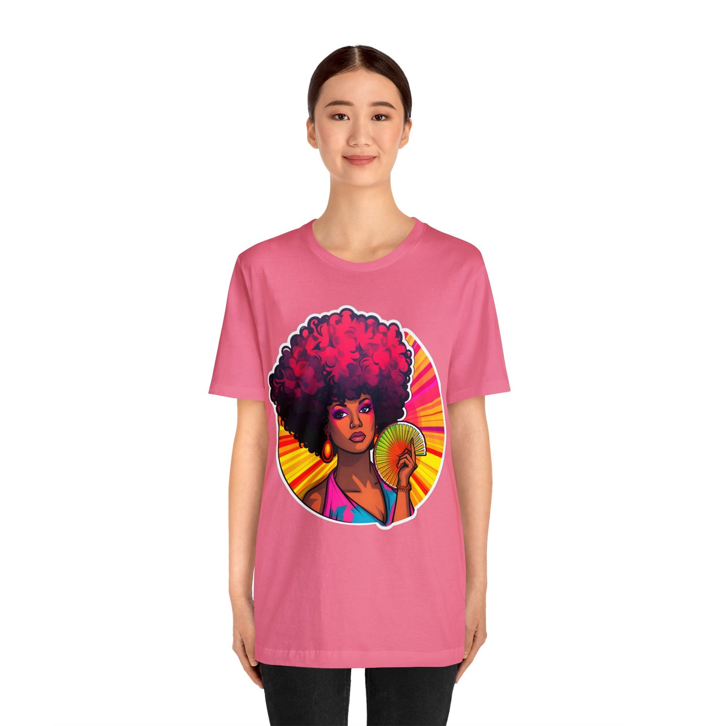 Retro Afro Short Sleeve T-Shirt