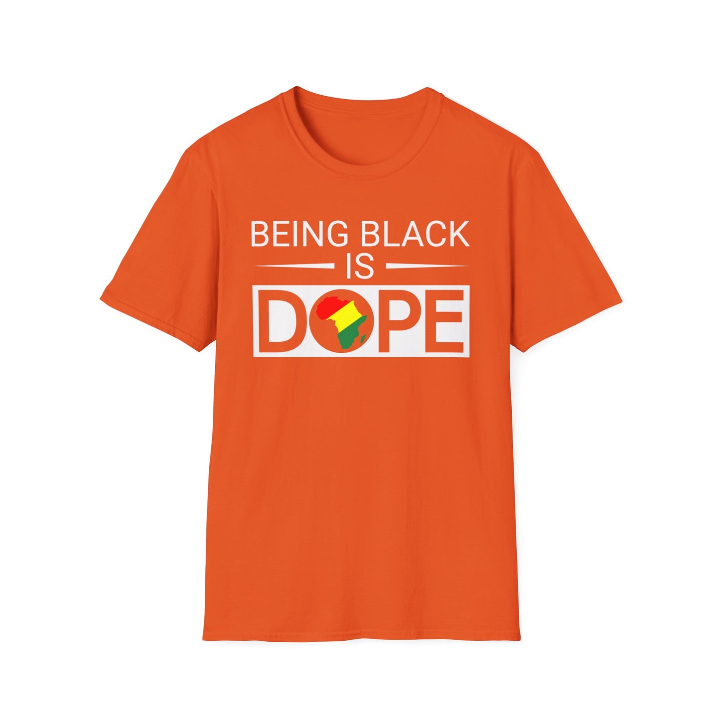 Being Black Is Dope Unisex Softstyle T-Shirt