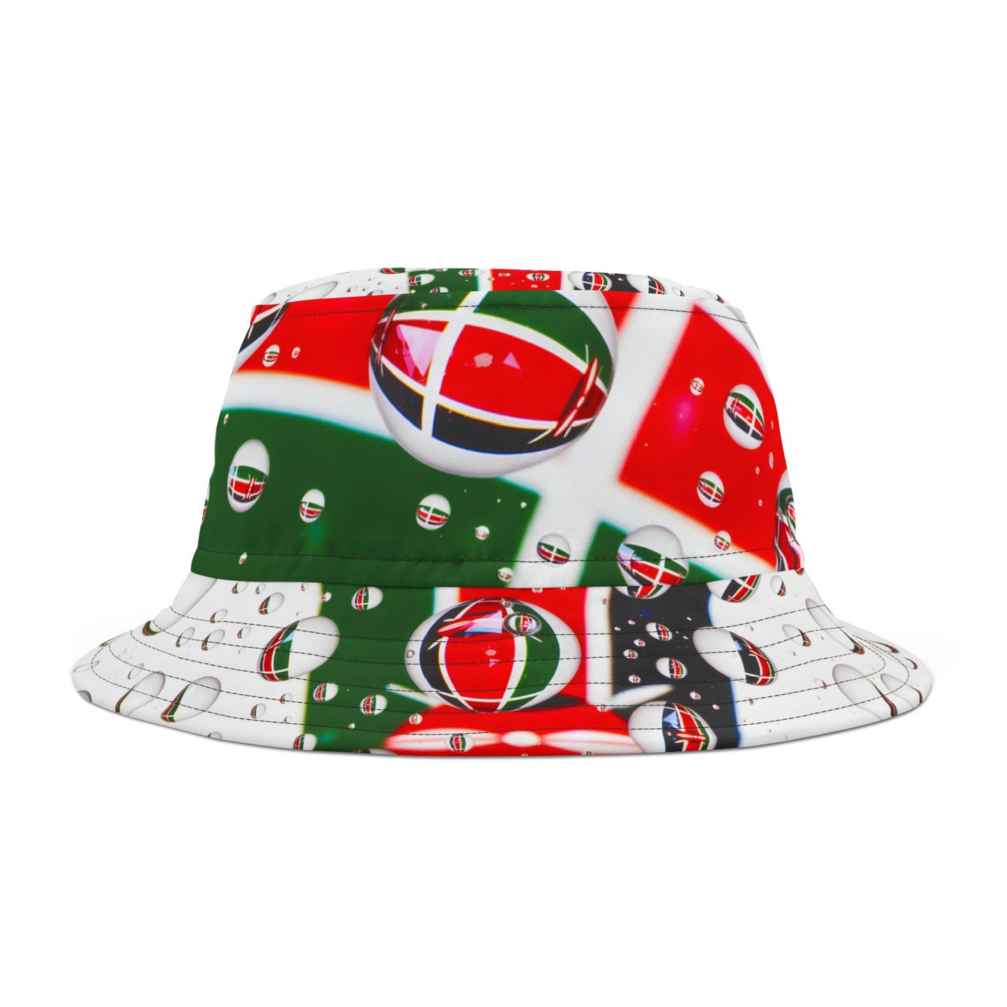 Bucket Hat - Kenyan Flag Hat Design