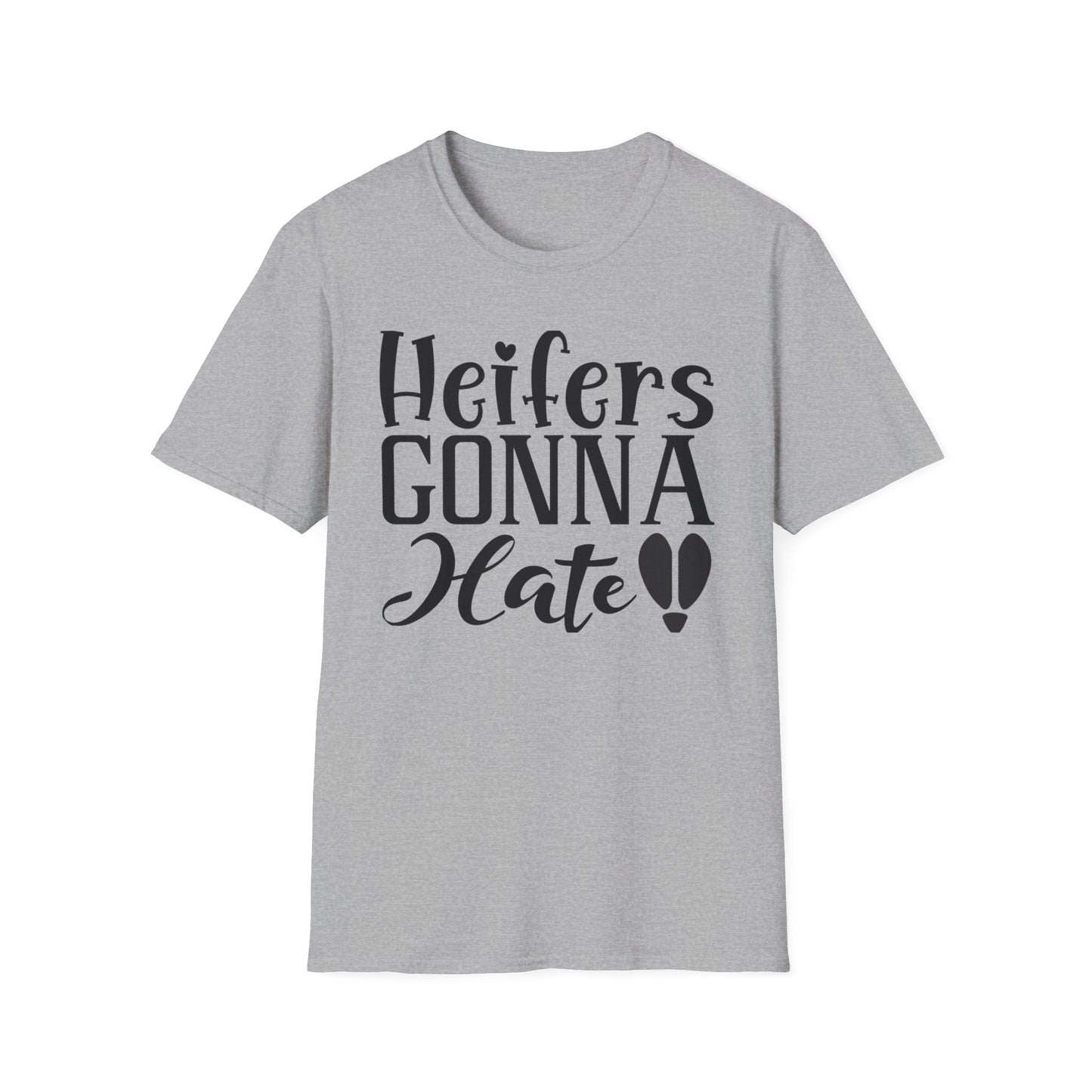 Heifers Gonna Hate  Afro Unisex Softstyle T-Shirt