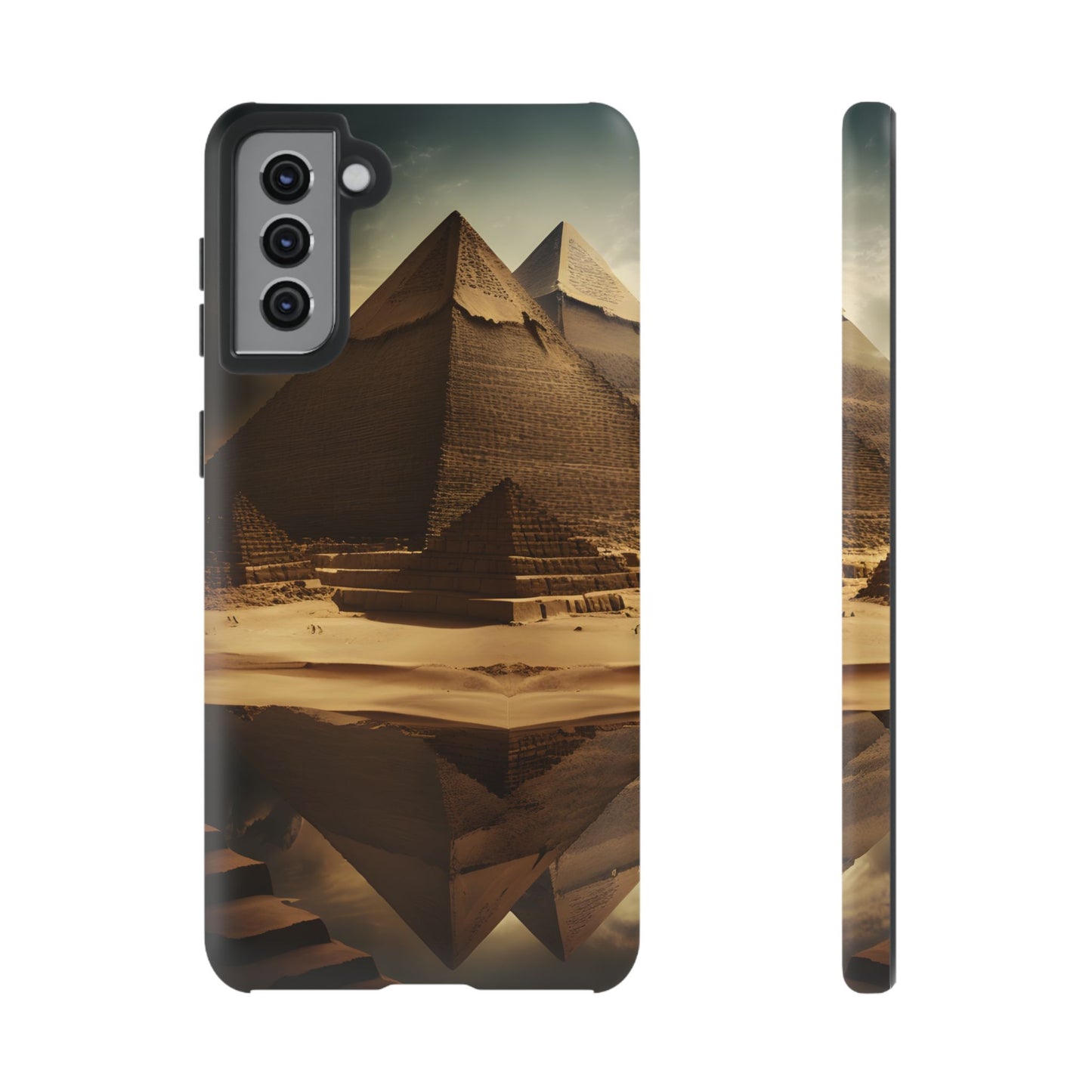 Pyramid Phone Case – Ancient Egypt Inspired Design, Desert Landscape Art, Stylish Protective Cover