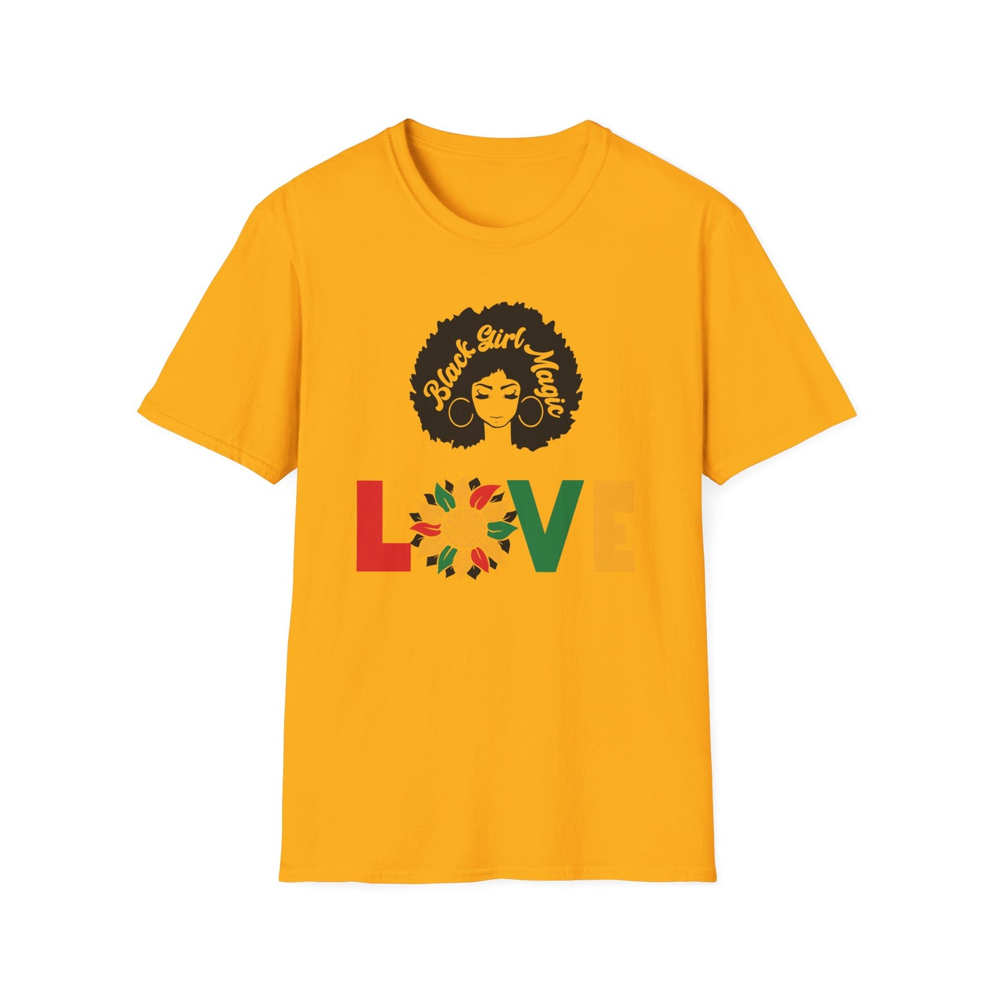 Love Black Girl Magic Unisex Softstyle T-Shirt