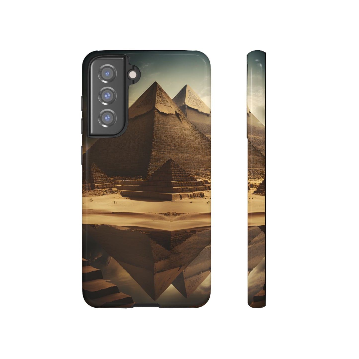 Pyramid Phone Case – Ancient Egypt Inspired Design, Desert Landscape Art, Stylish Protective Cover