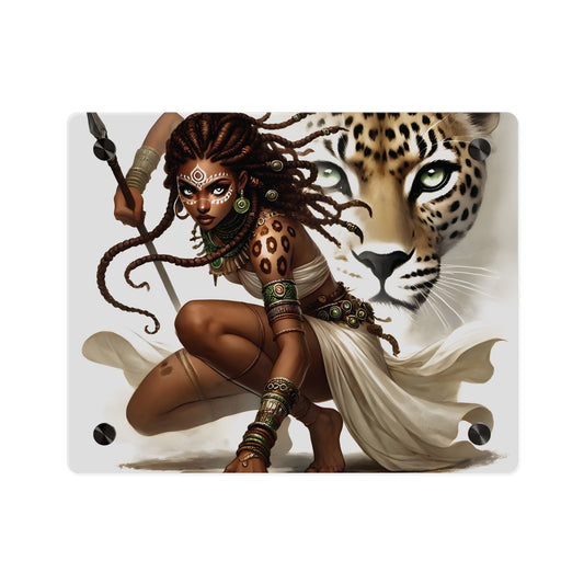 Fierce Nature Acrylic Wall Art Panel, Inspirational Home Decor, Animal Lover Gift, Unique Art Piece