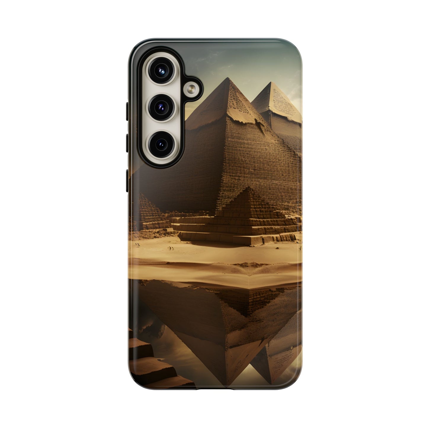 Pyramid Phone Case – Ancient Egypt Inspired Design, Desert Landscape Art, Stylish Protective Cover