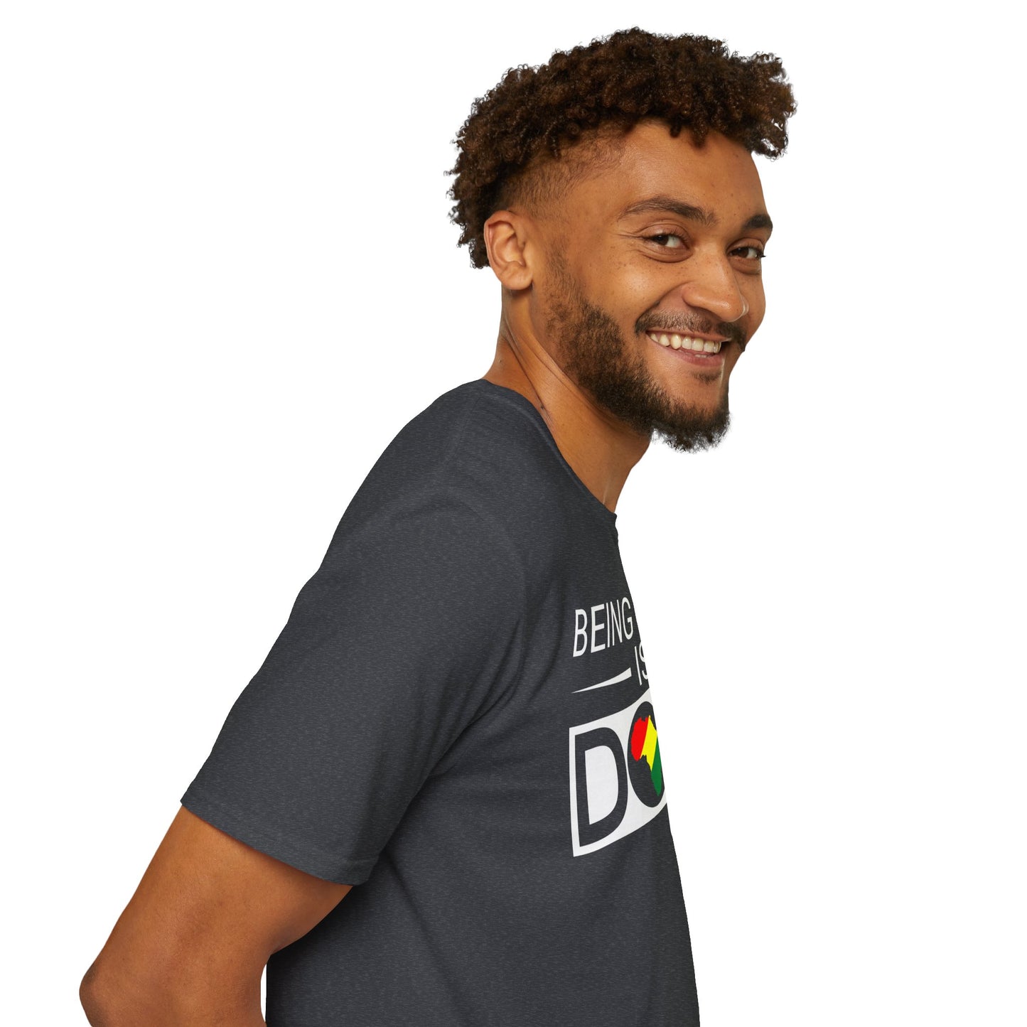 Being Black Is Dope Unisex Softstyle T-Shirt