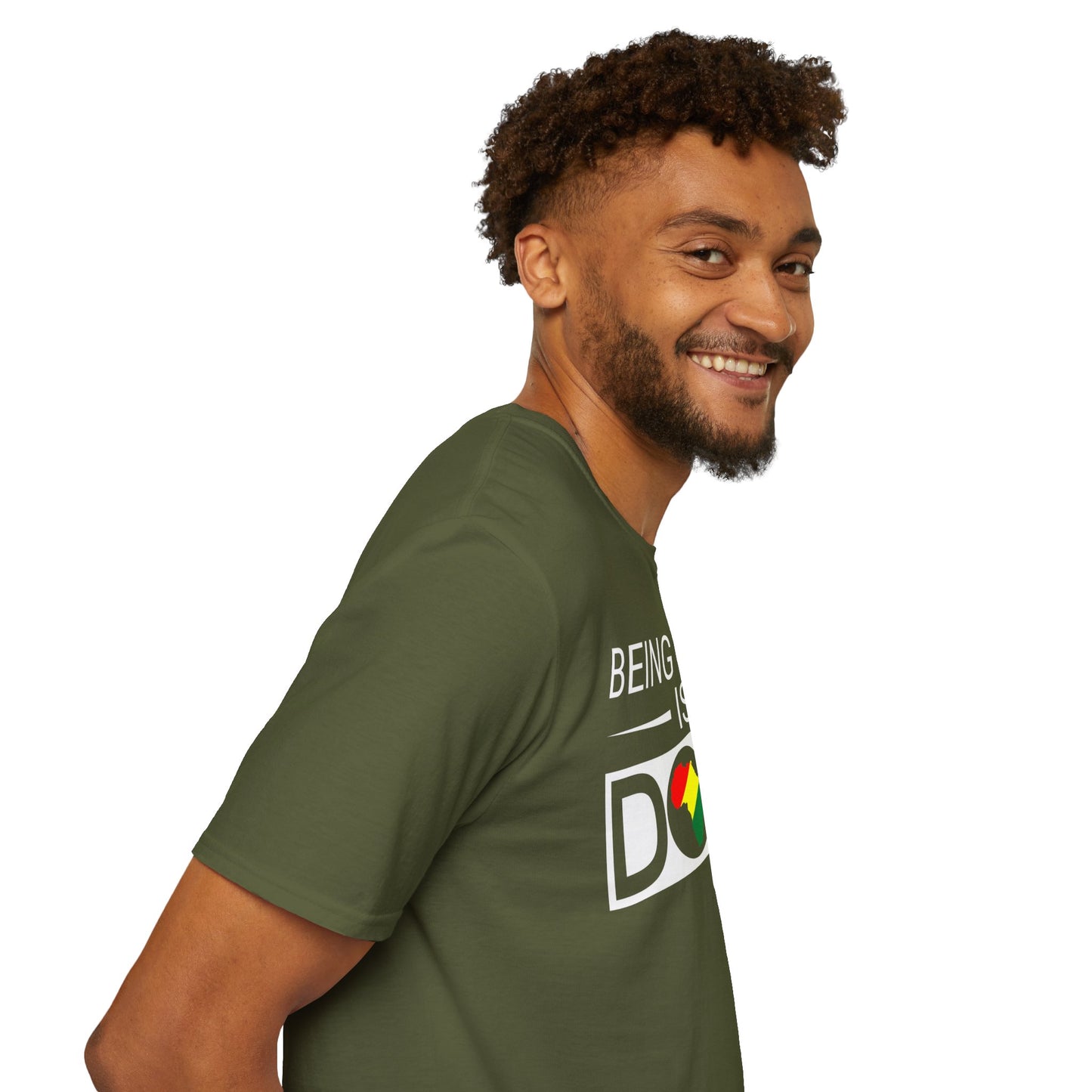 Being Black Is Dope Unisex Softstyle T-Shirt