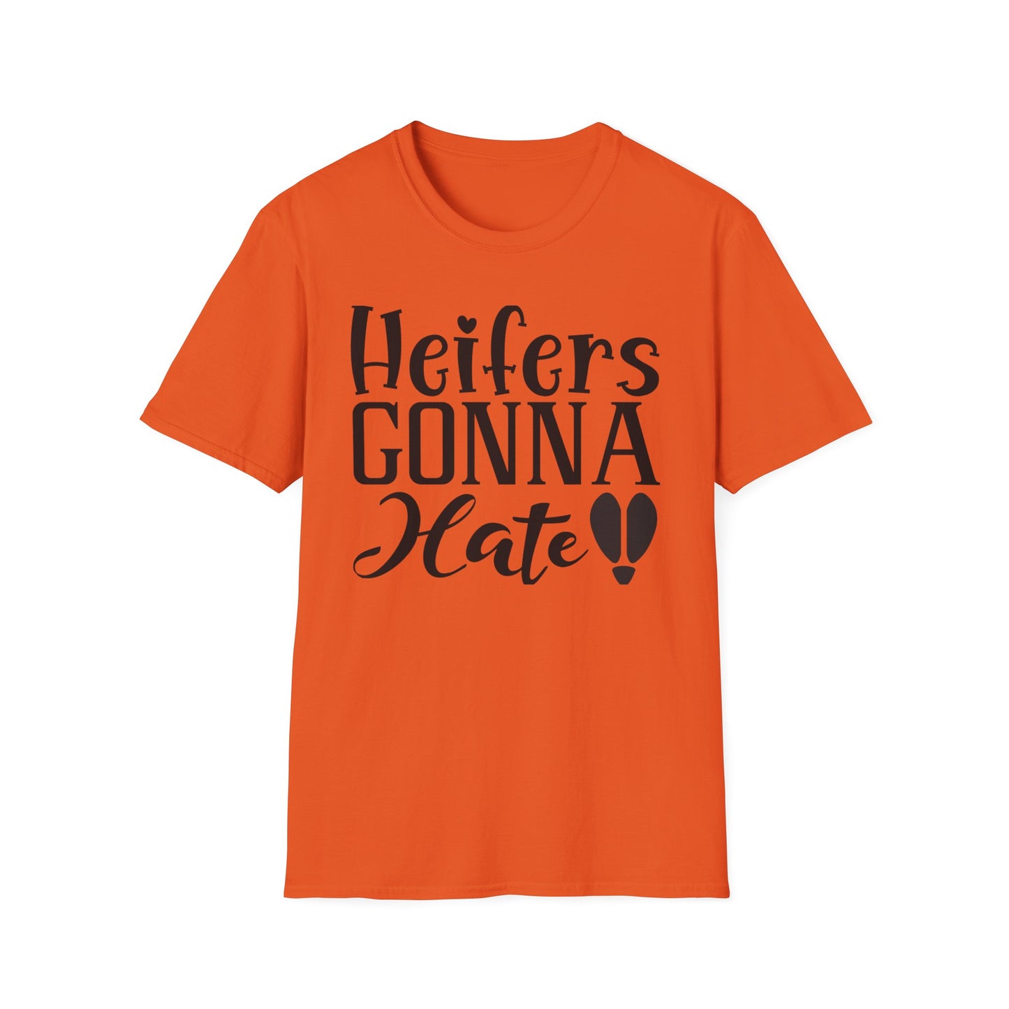 Heifers Gonna Hate  Afro Unisex Softstyle T-Shirt