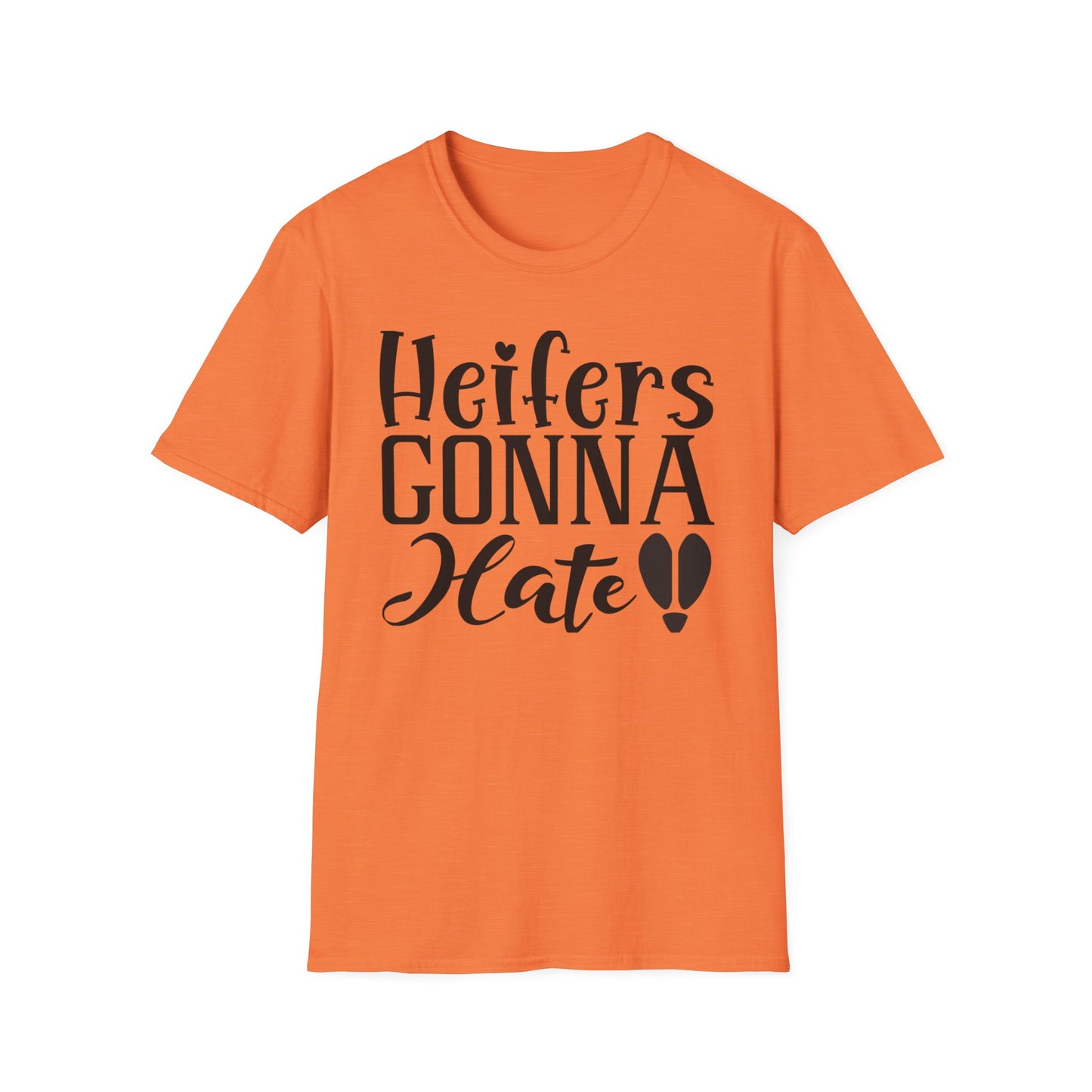 Heifers Gonna Hate  Afro Unisex Softstyle T-Shirt