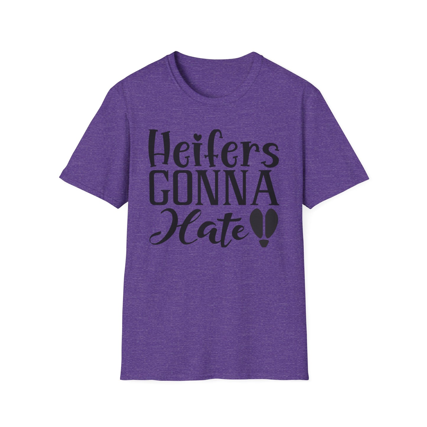 Heifers Gonna Hate  Afro Unisex Softstyle T-Shirt