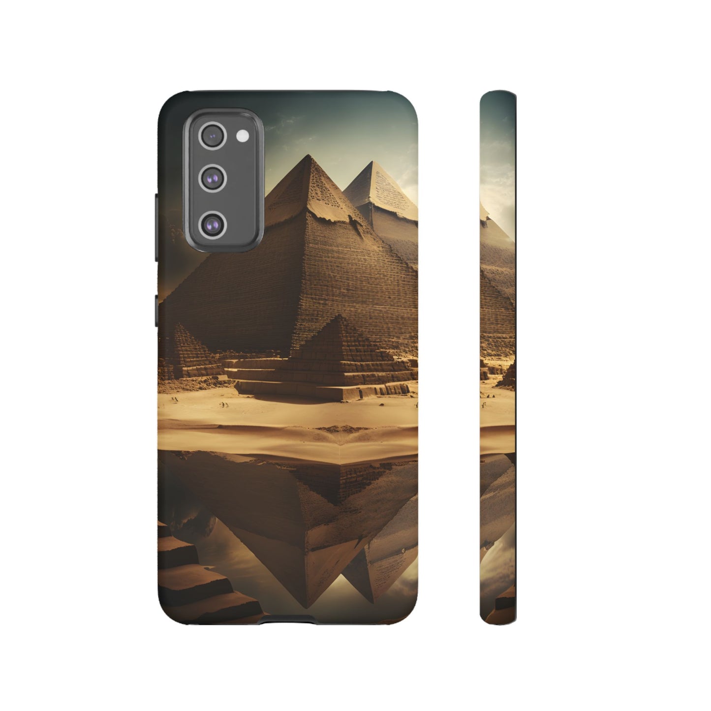 Pyramid Phone Case – Ancient Egypt Inspired Design, Desert Landscape Art, Stylish Protective Cover