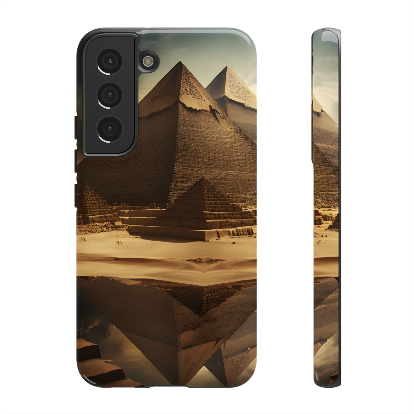 Pyramid Phone Case – Ancient Egypt Inspired Design, Desert Landscape Art, Stylish Protective Cover