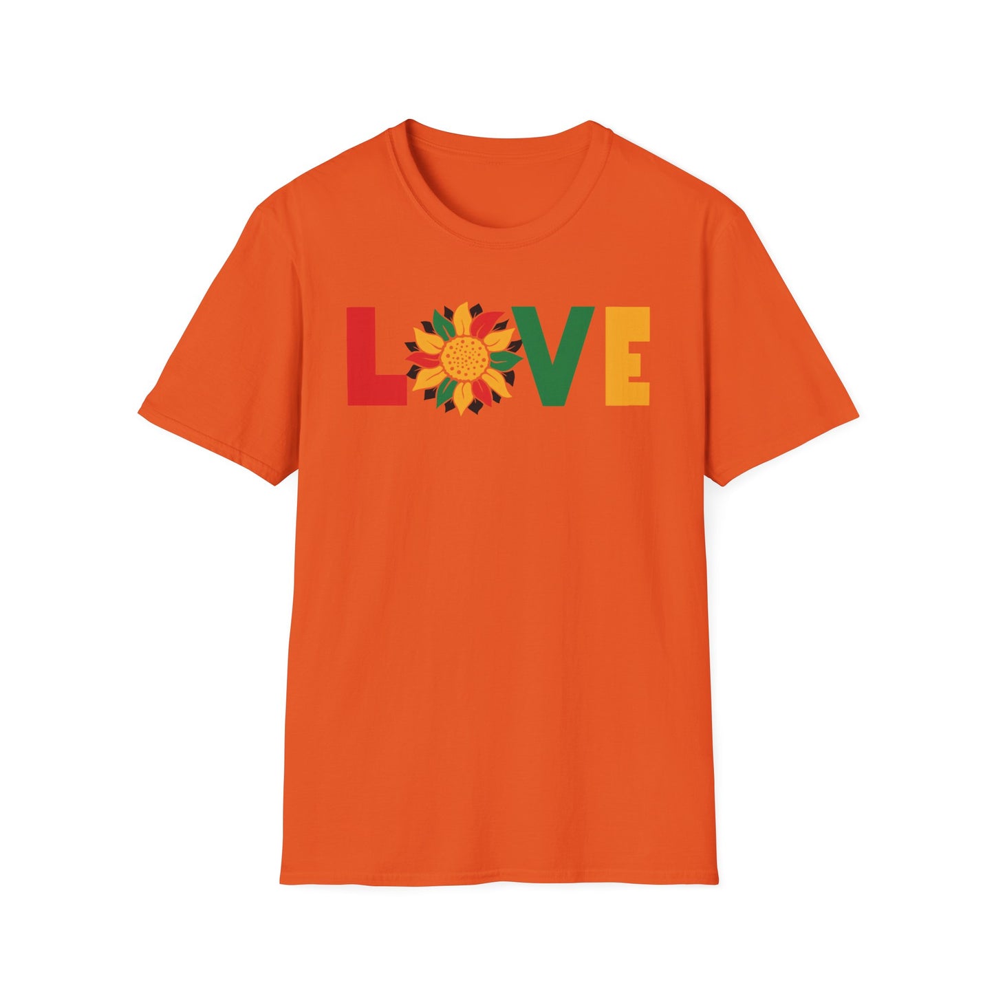 LOVE Black Unisex Softstyle T-Shirt