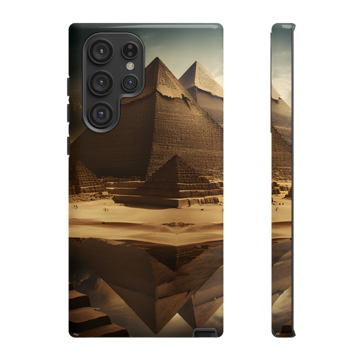 Pyramid Phone Case – Ancient Egypt Inspired Design, Desert Landscape Art, Stylish Protective Cover