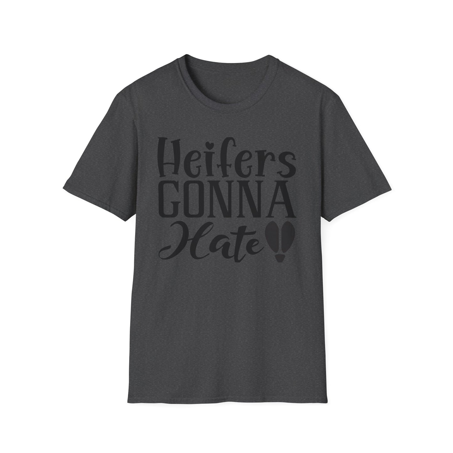 Heifers Gonna Hate  Afro Unisex Softstyle T-Shirt