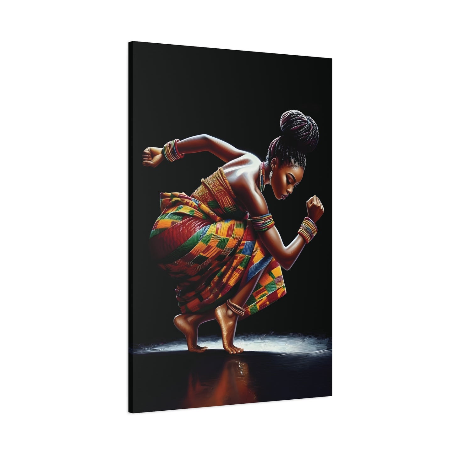 Bold African Dance Canvas Print, Art for Home Decor, Wall Art, Cultural Gift, Living Room Decor, Inspirational Artwork