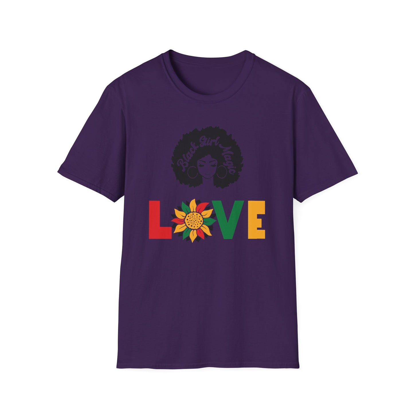 Love Black Girl Magic Unisex Softstyle T-Shirt