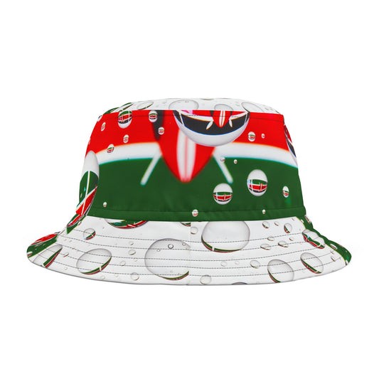 Bucket Hat - Kenyan Flag Hat Design