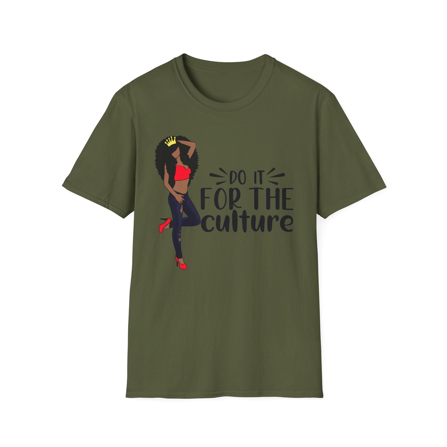 Black Girl Do It For The Culture Unisex Softstyle T-Shirt