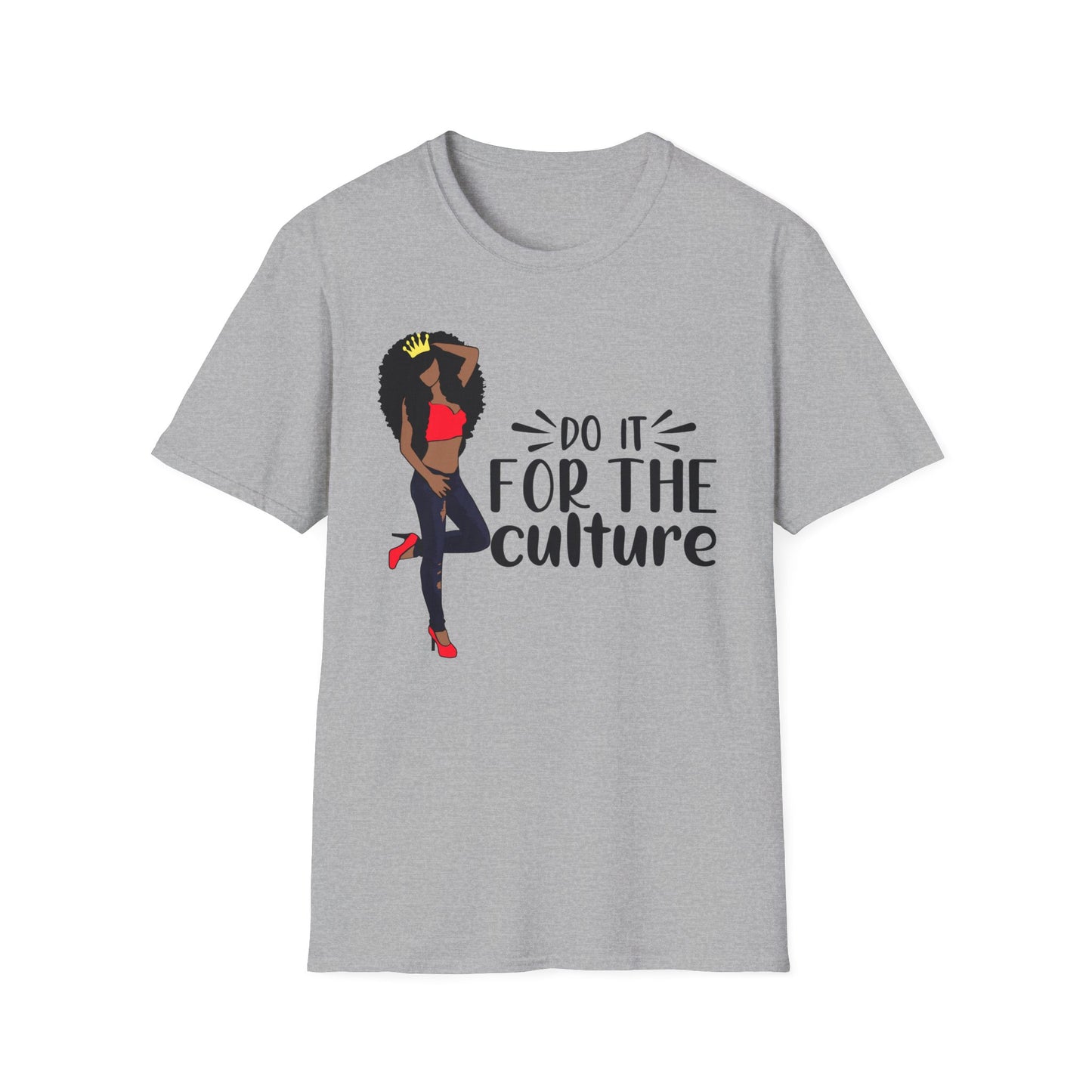 Black Girl Do It For The Culture Unisex Softstyle T-Shirt