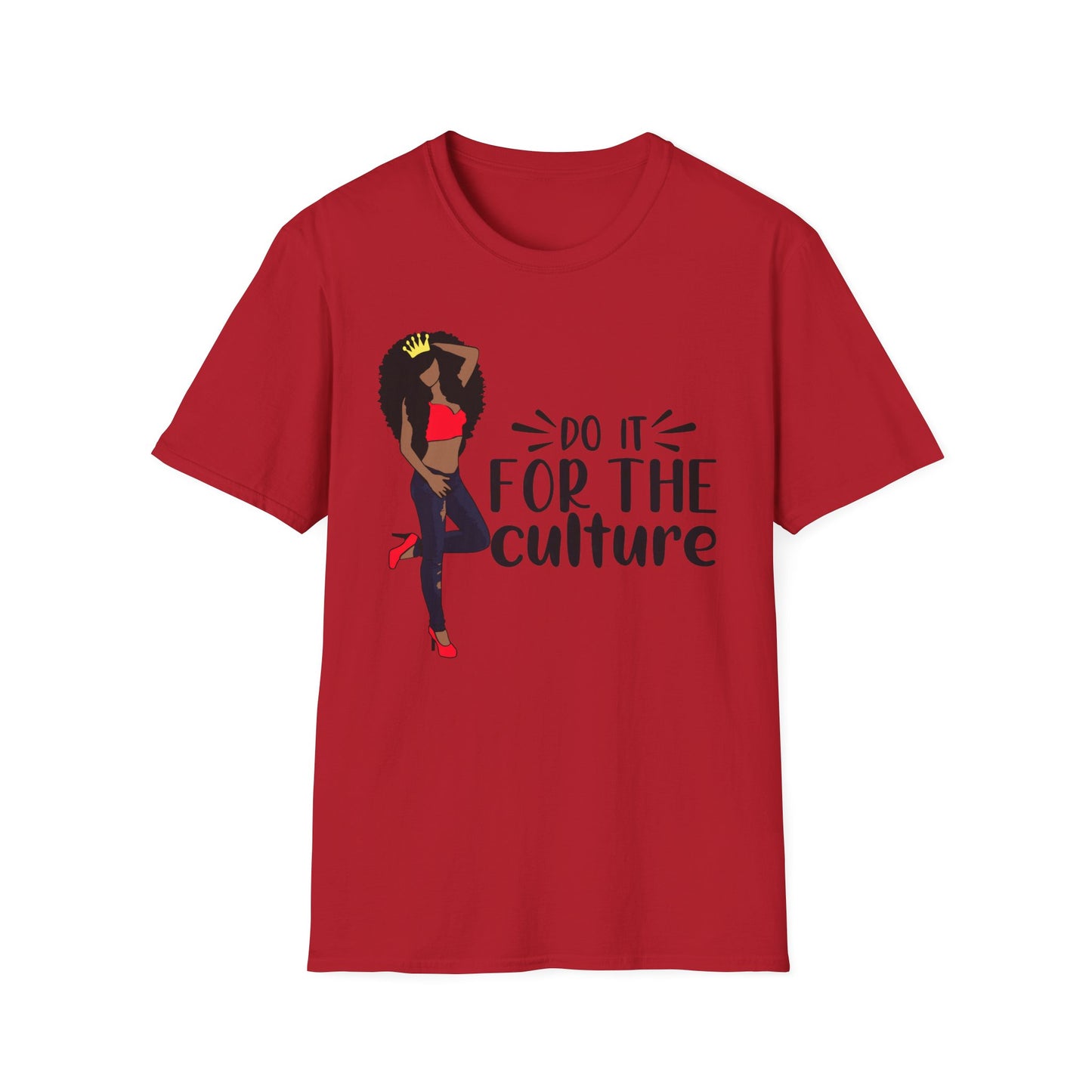 Black Girl Do It For The Culture Unisex Softstyle T-Shirt