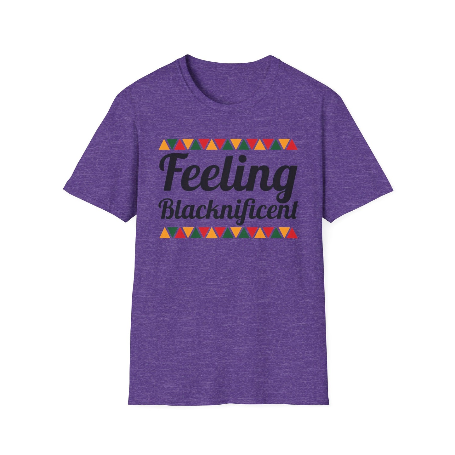 Feeling Blacknificent Afro Unisex Softstyle T-Shirt