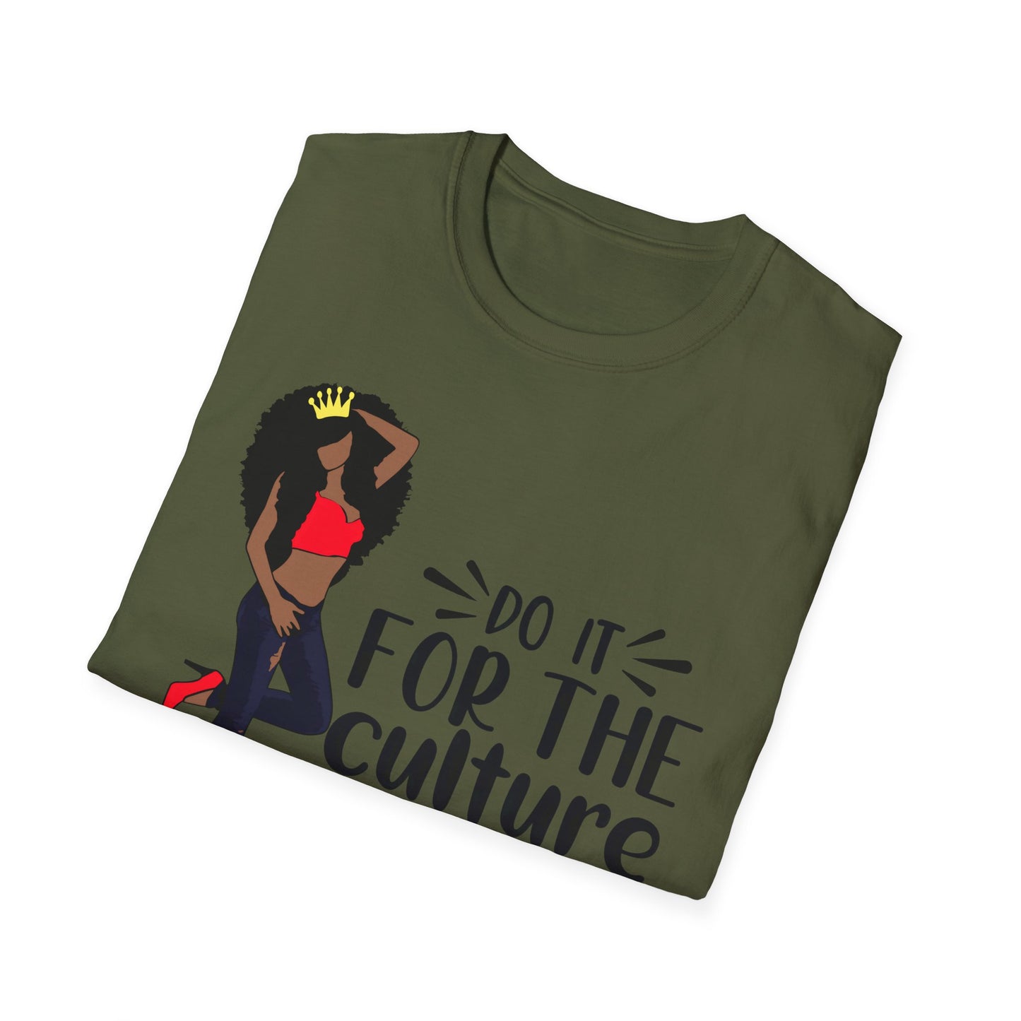 Black Girl Do It For The Culture Unisex Softstyle T-Shirt