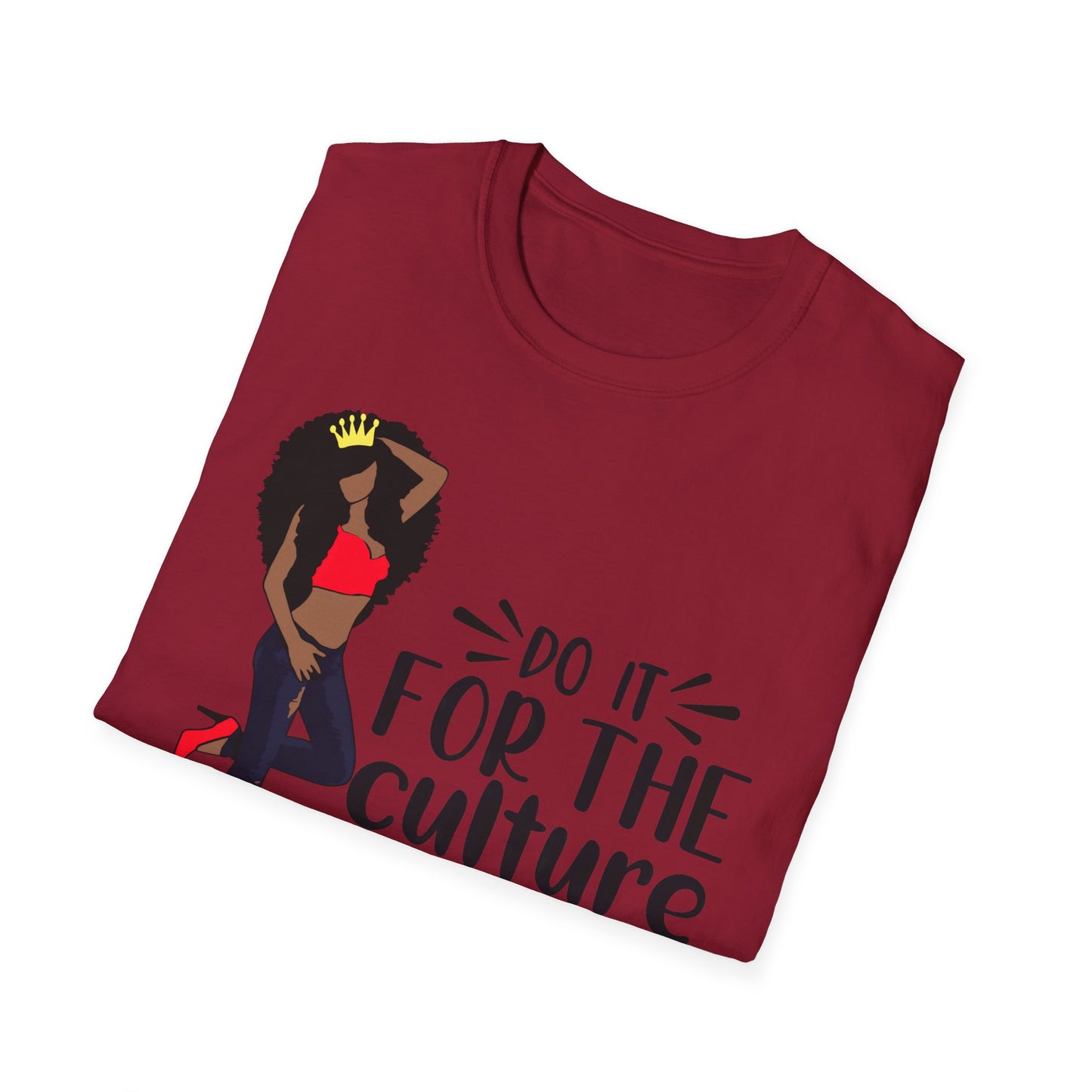 Black Girl Do It For The Culture Unisex Softstyle T-Shirt