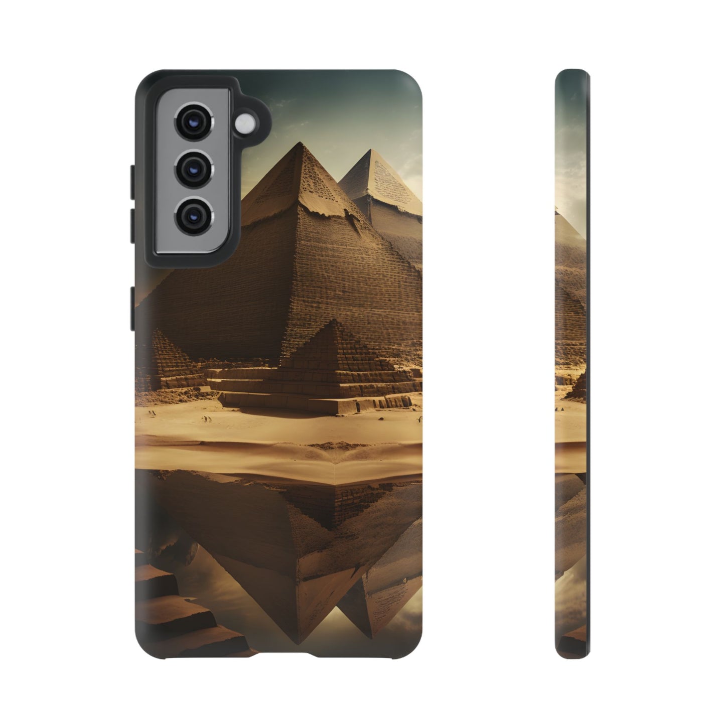 Pyramid Phone Case – Ancient Egypt Inspired Design, Desert Landscape Art, Stylish Protective Cover