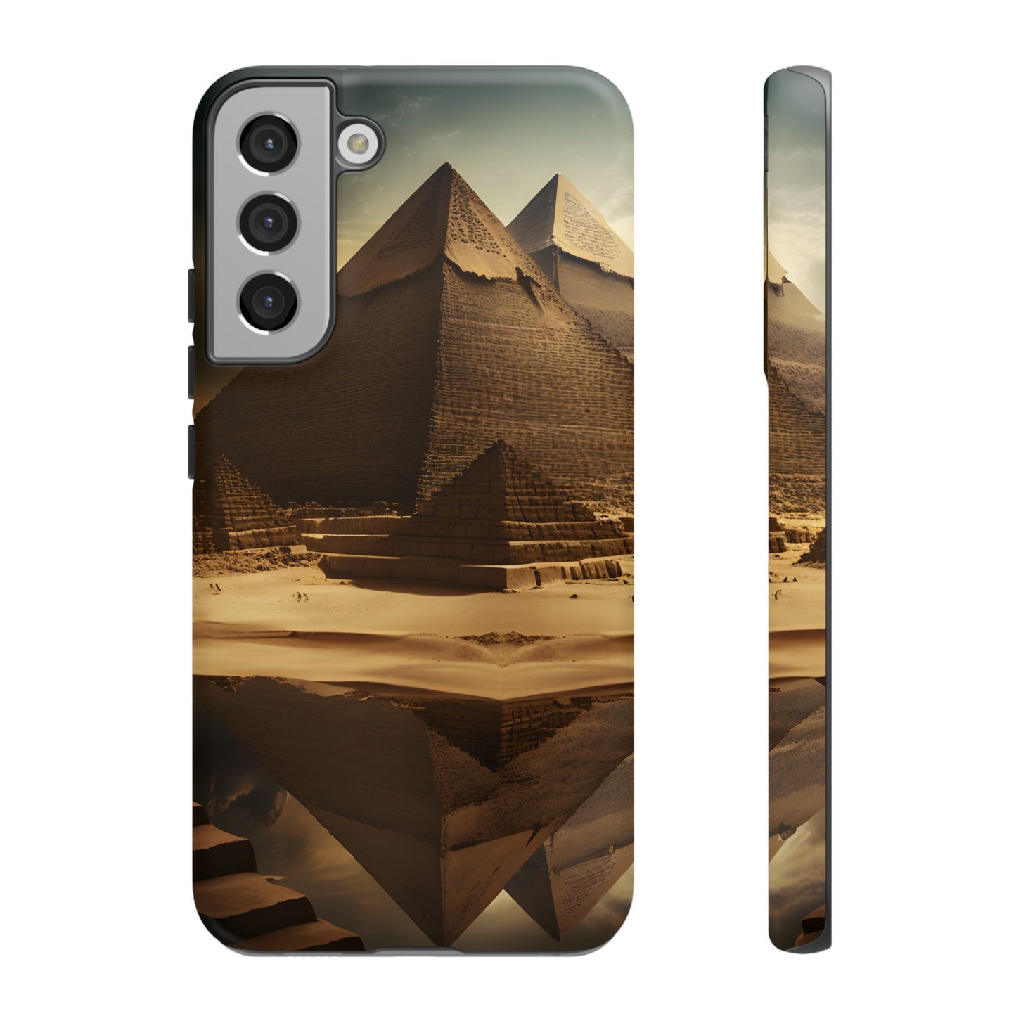 Pyramid Phone Case – Ancient Egypt Inspired Design, Desert Landscape Art, Stylish Protective Cover