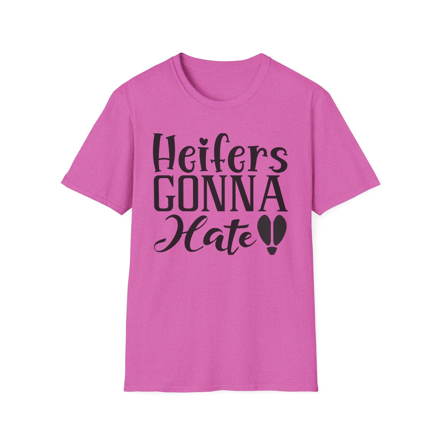 Heifers Gonna Hate  Afro Unisex Softstyle T-Shirt