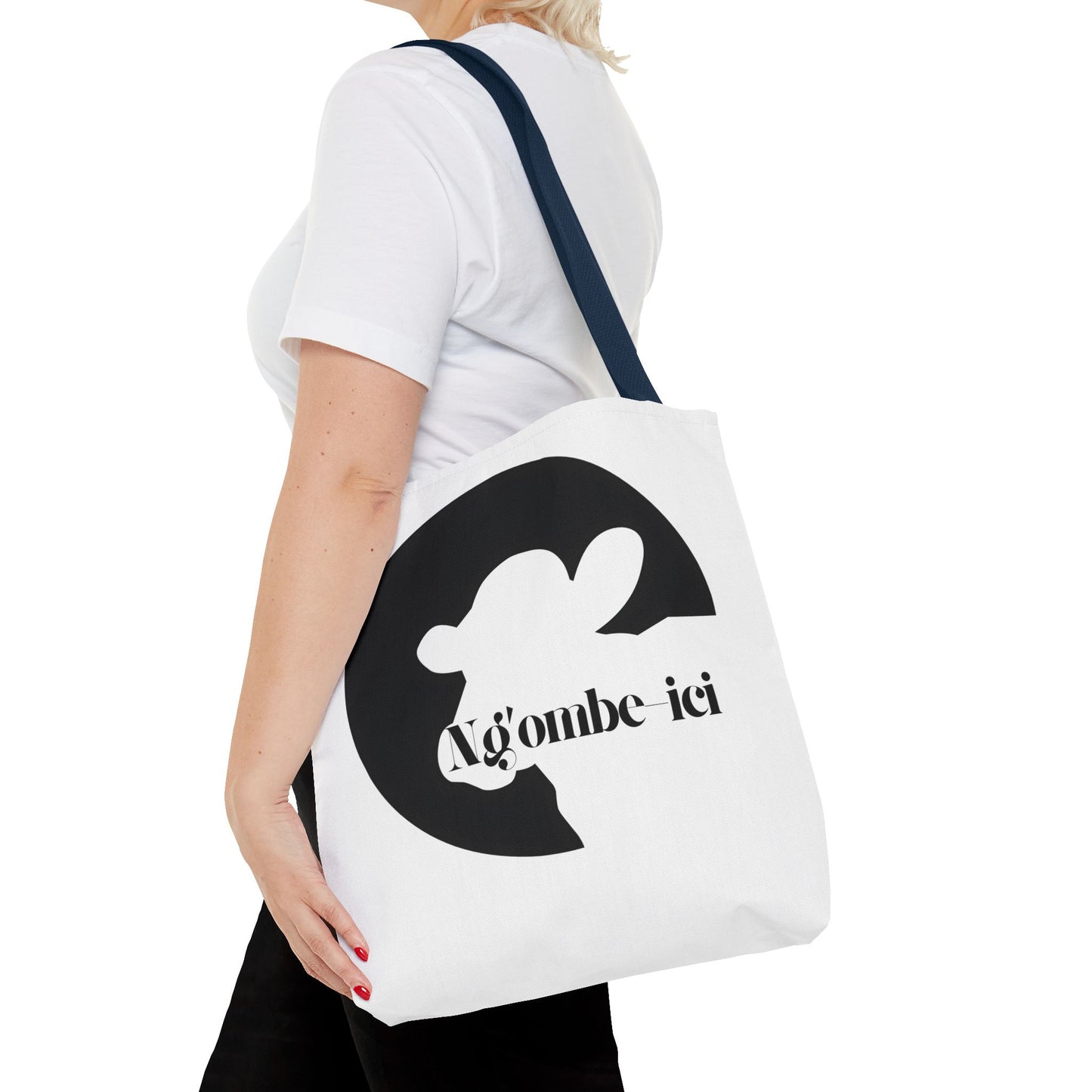 Ngombe-ici Chic Cow Print Tote Bag, Stylish Eco-Friendly Bag, Great for Shopping, Travel, Gifts, and Everyday Use