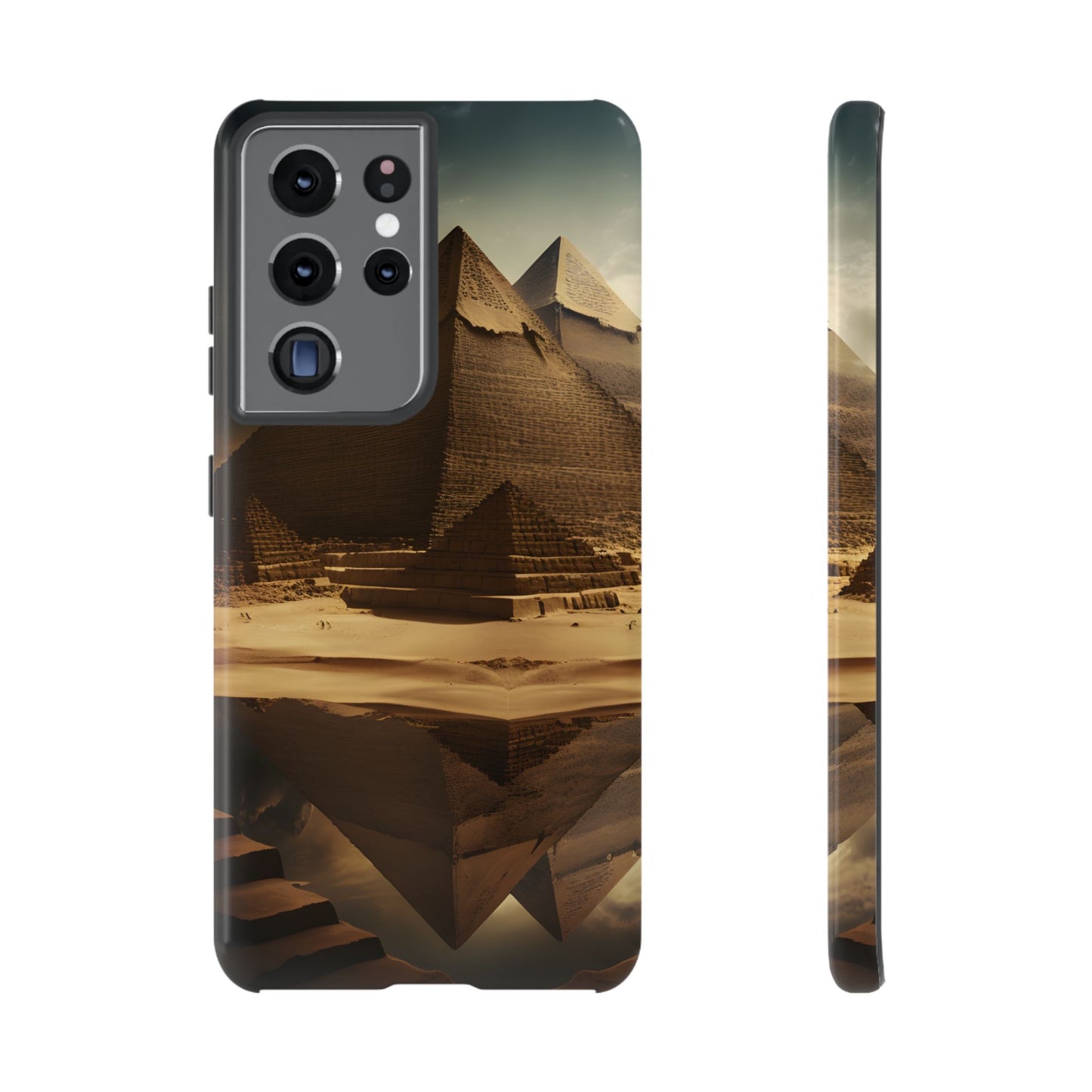 Pyramid Phone Case – Ancient Egypt Inspired Design, Desert Landscape Art, Stylish Protective Cover