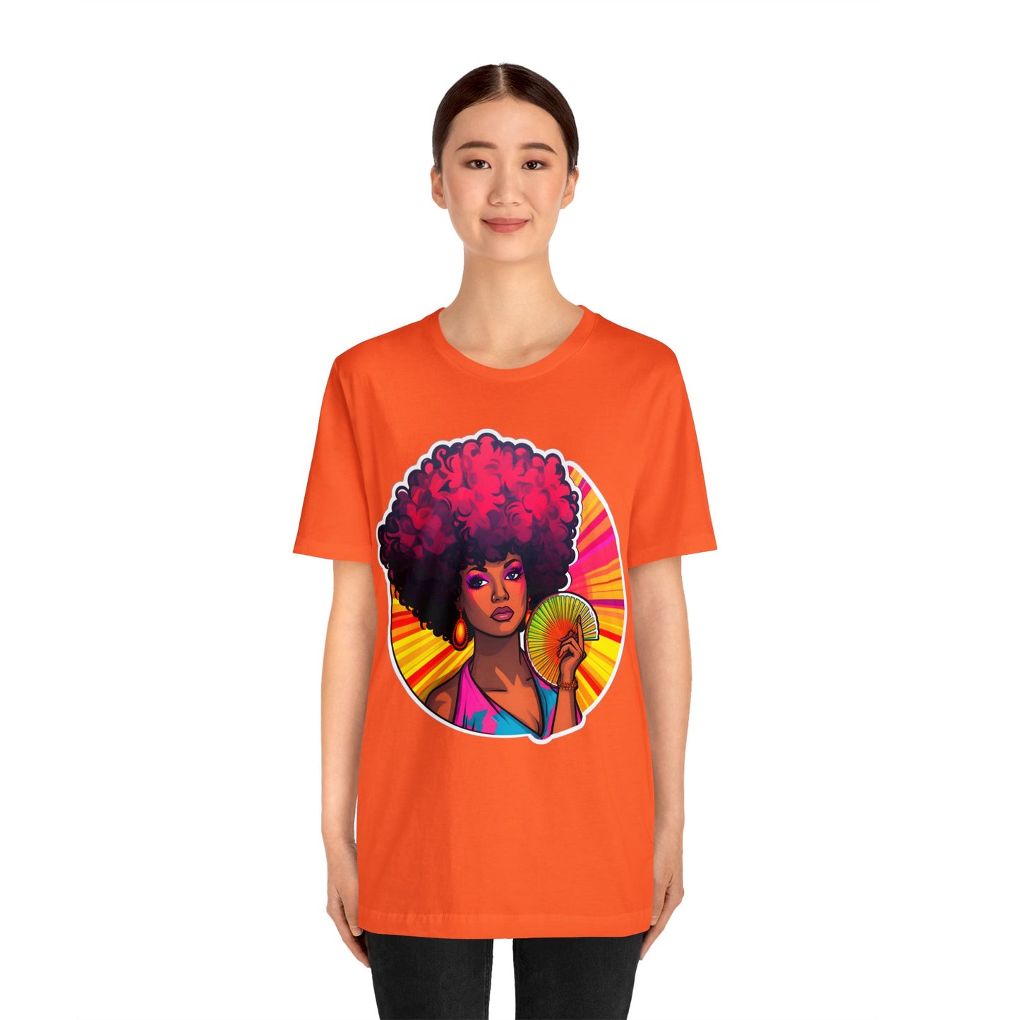 Retro Afro Short Sleeve T-Shirt