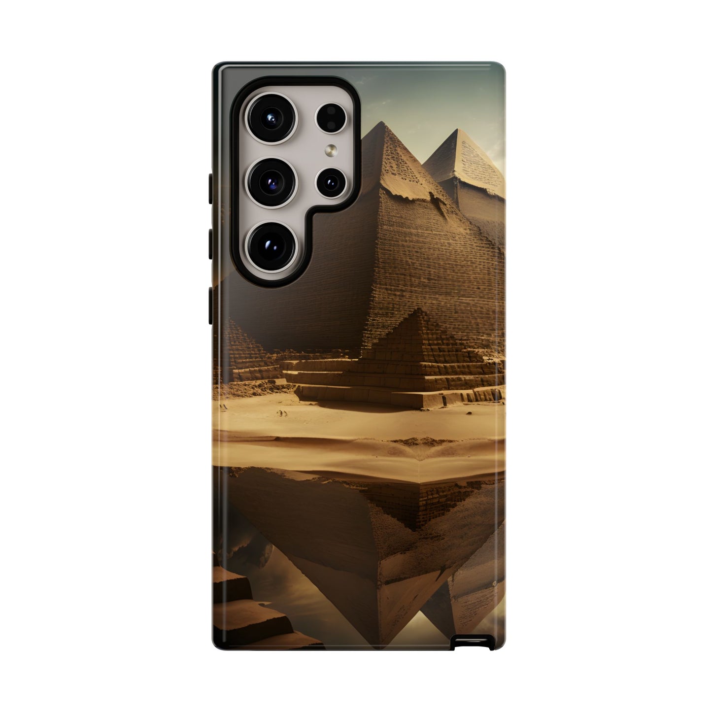 Pyramid Phone Case – Ancient Egypt Inspired Design, Desert Landscape Art, Stylish Protective Cover