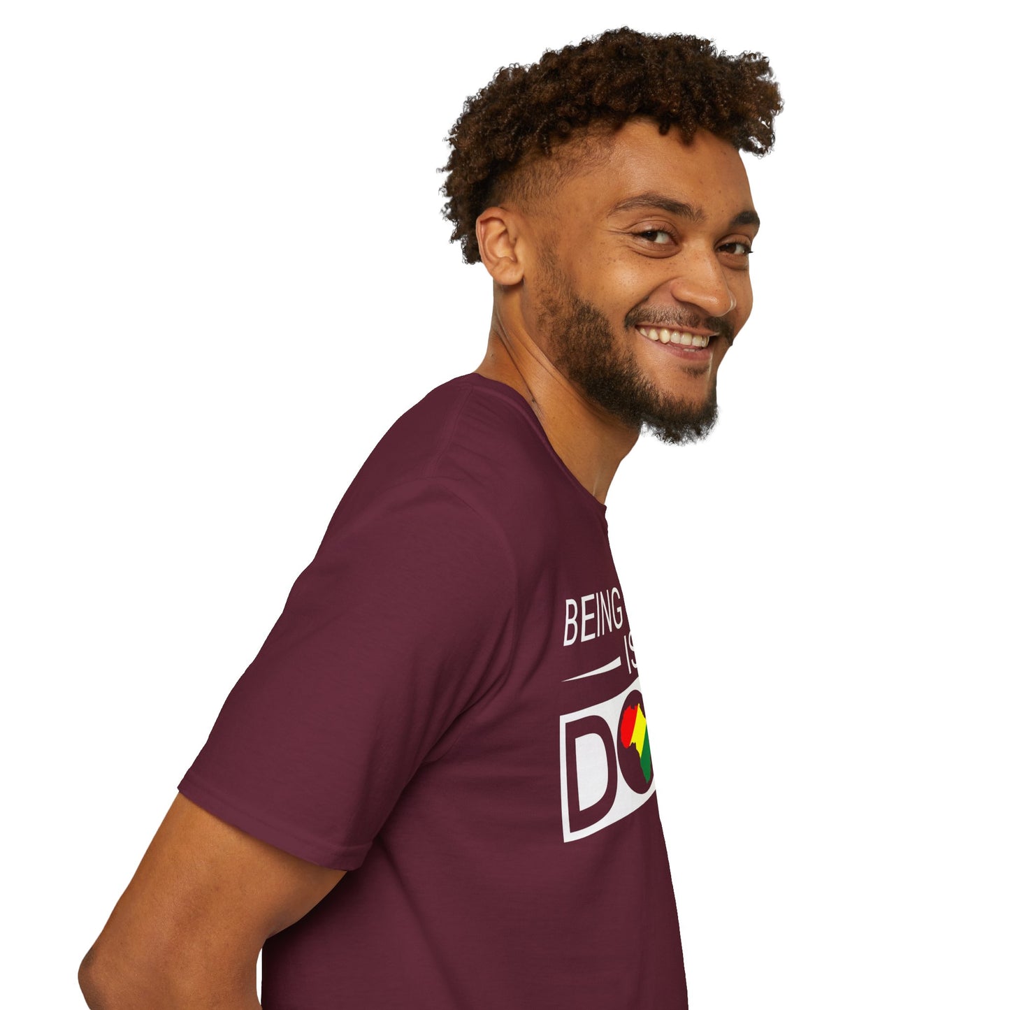 Being Black Is Dope Unisex Softstyle T-Shirt