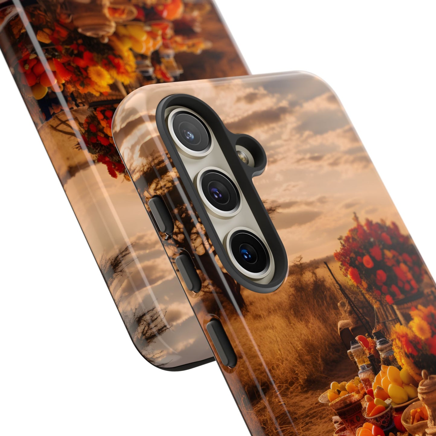 Jungle Picnic Phone Case – Vibrant Food & Fruit Feast Design, Nature-Inspired Protective Cover