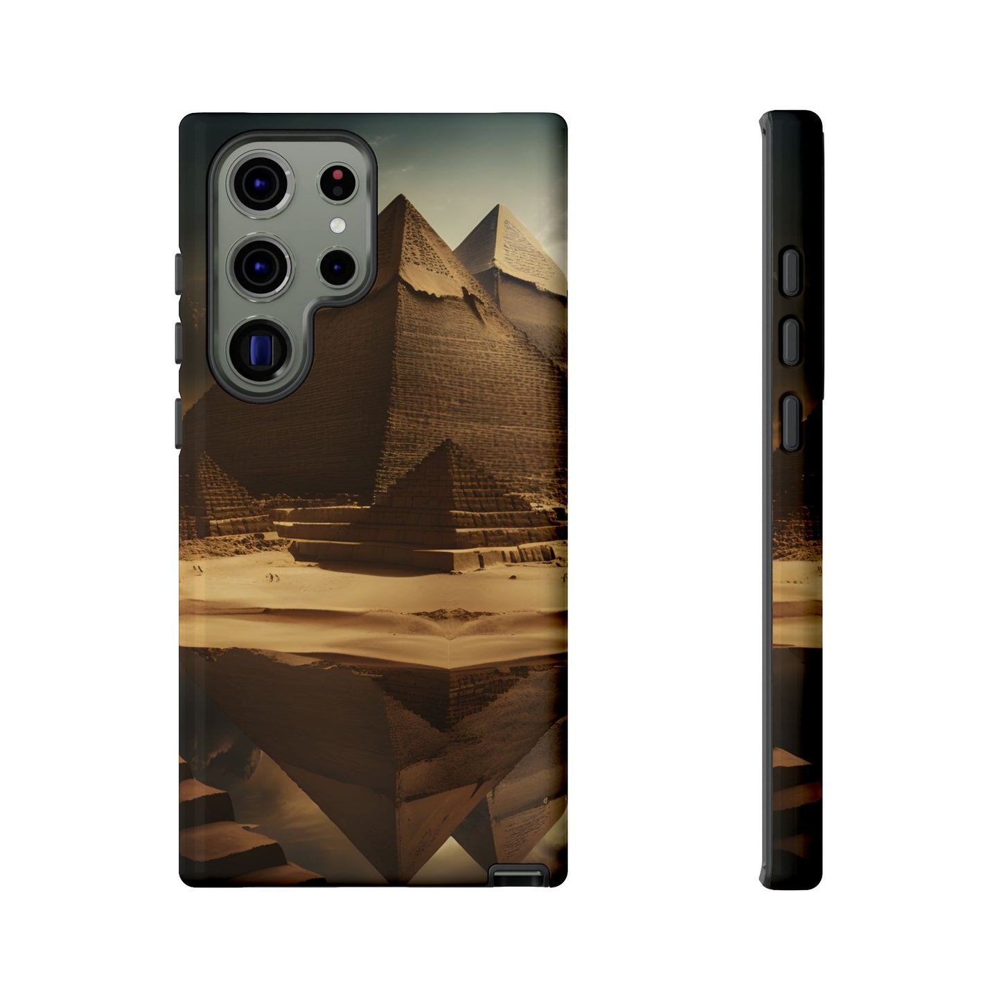 Pyramid Phone Case – Ancient Egypt Inspired Design, Desert Landscape Art, Stylish Protective Cover