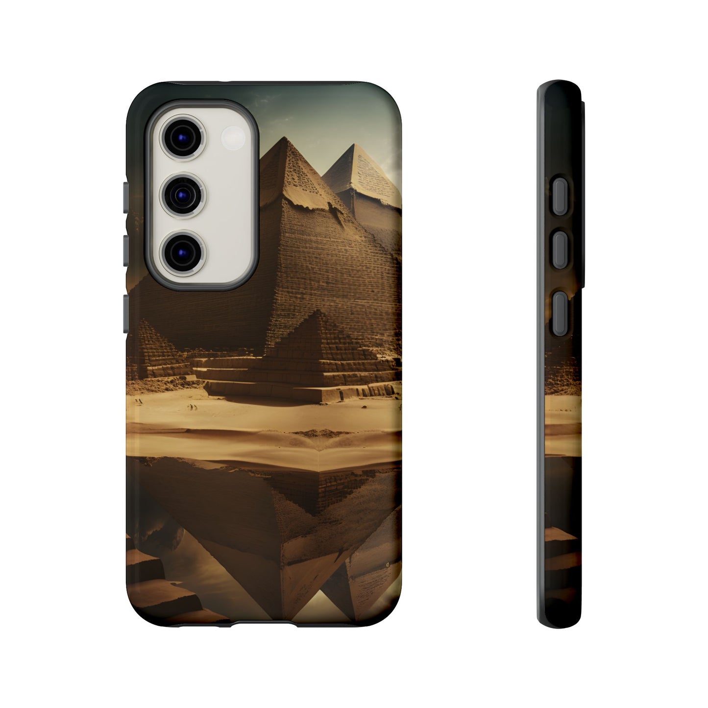 Pyramid Phone Case – Ancient Egypt Inspired Design, Desert Landscape Art, Stylish Protective Cover