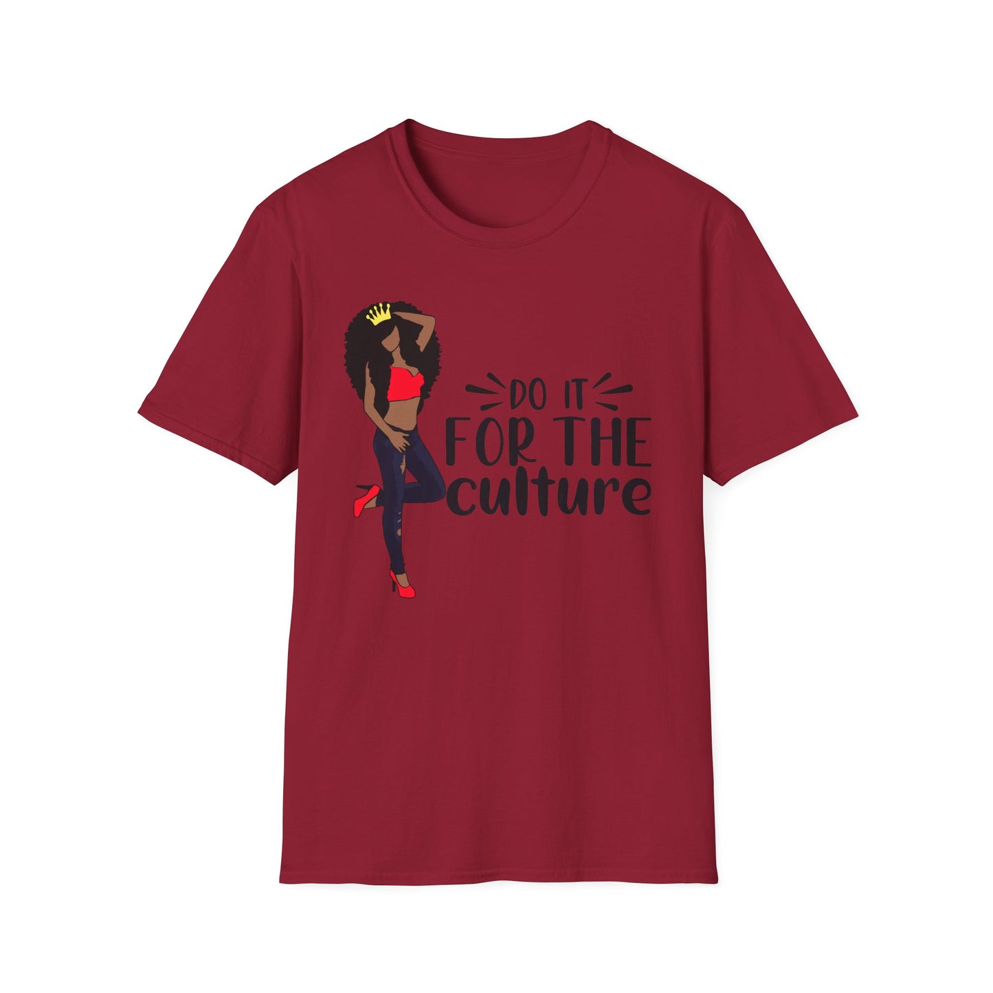 Black Girl Do It For The Culture Unisex Softstyle T-Shirt