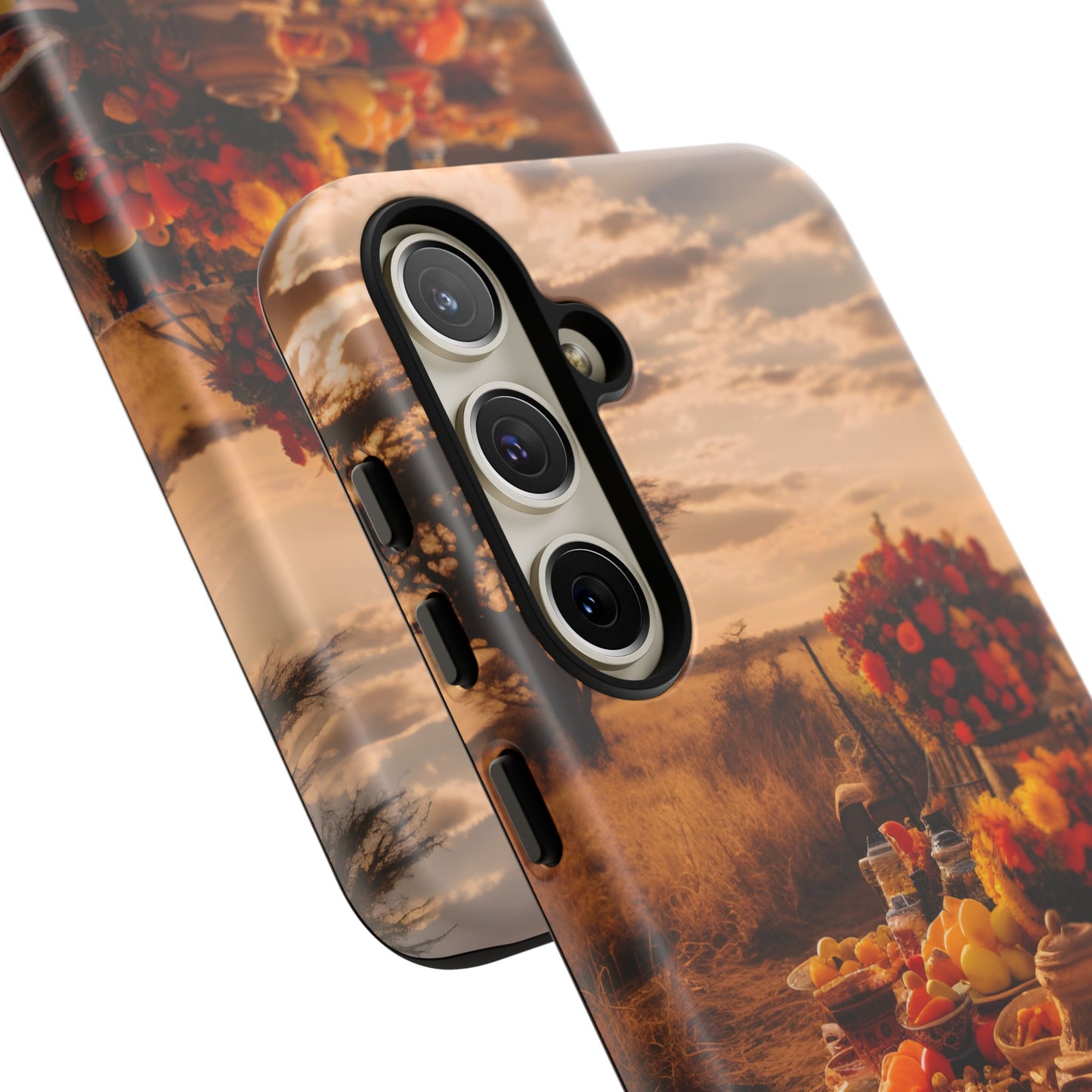 Jungle Picnic Phone Case – Vibrant Food & Fruit Feast Design, Nature-Inspired Protective Cover