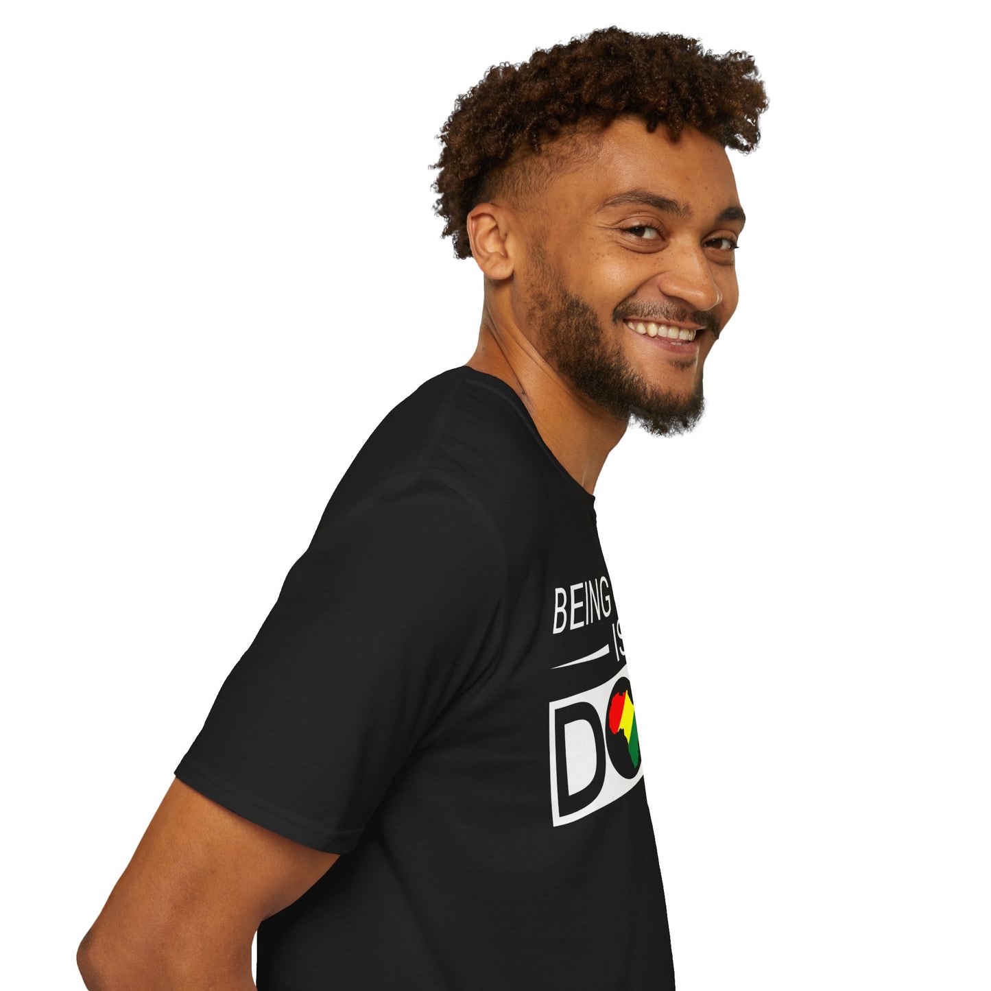 Being Black Is Dope Unisex Softstyle T-Shirt