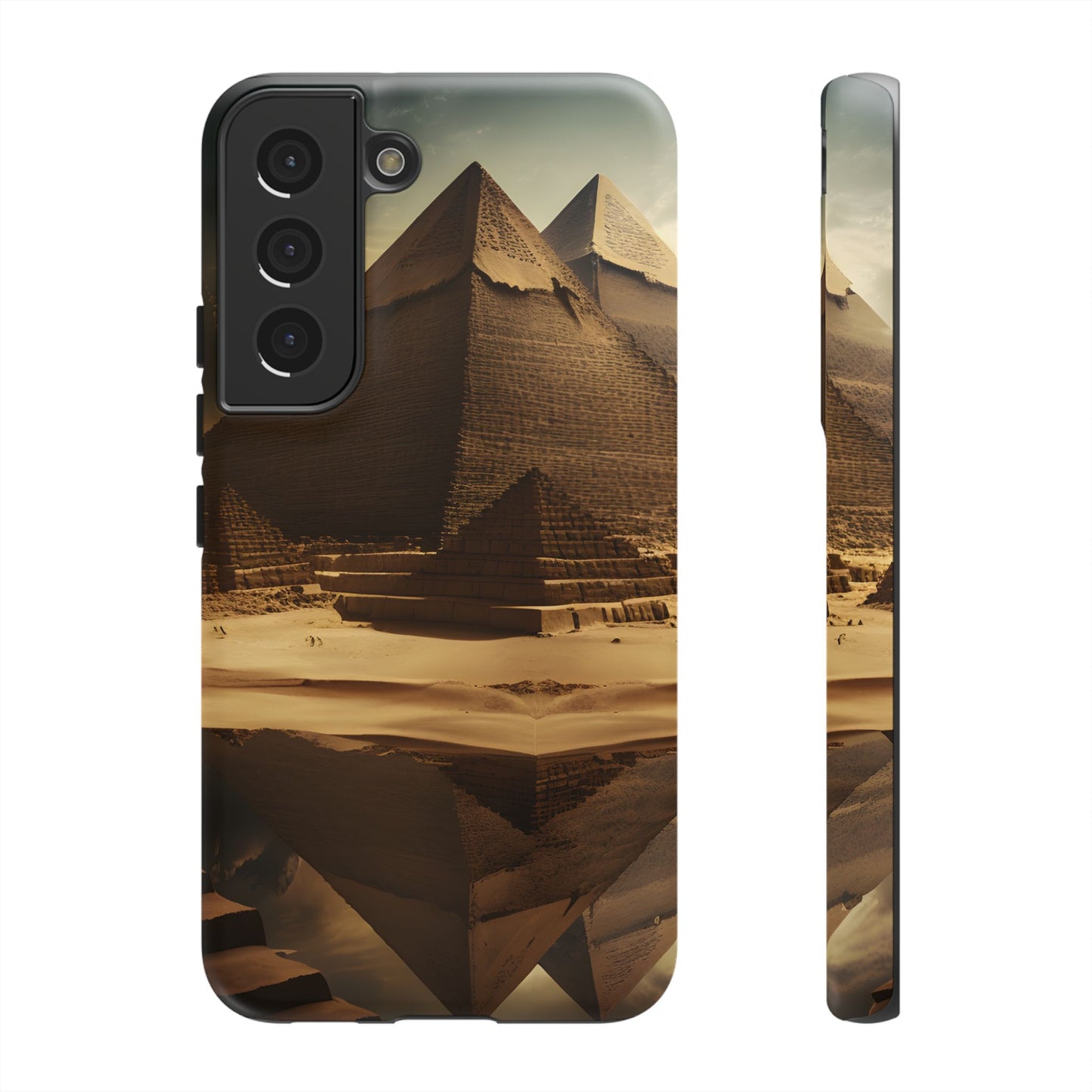 Pyramid Phone Case – Ancient Egypt Inspired Design, Desert Landscape Art, Stylish Protective Cover