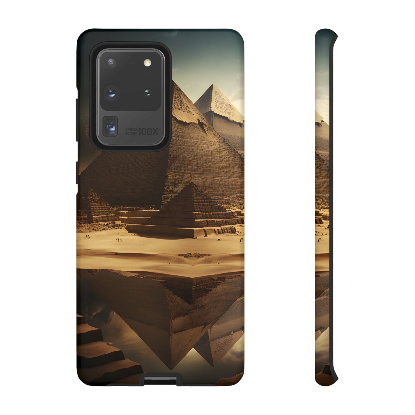 Pyramid Phone Case – Ancient Egypt Inspired Design, Desert Landscape Art, Stylish Protective Cover