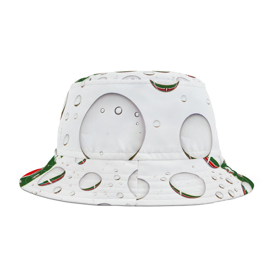 Trendy kenyan flag Water Droplet Bucket Hat, Culture Summer Accessory, Beach Style, Outdoor Fashion, Gift for Him/Her, Vacation Must-Have